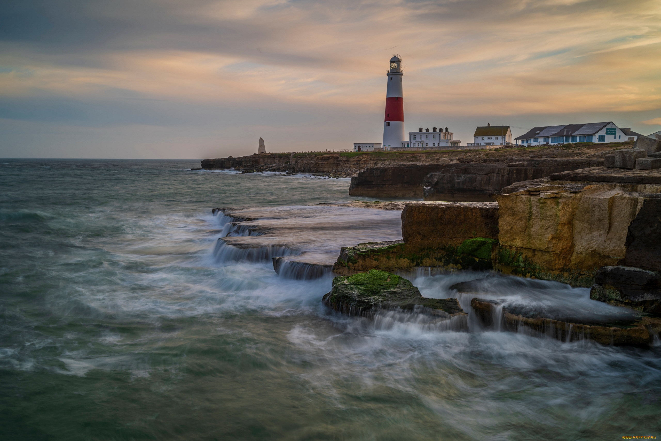 lighthouse, portland, bill, england, природа, маяки, lighthouse, portland, bill