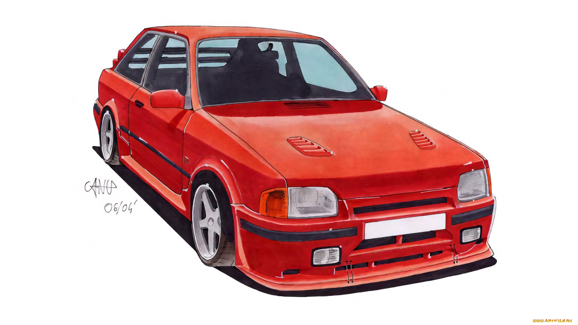 295807, рисованное, авто, мото, автомобиль