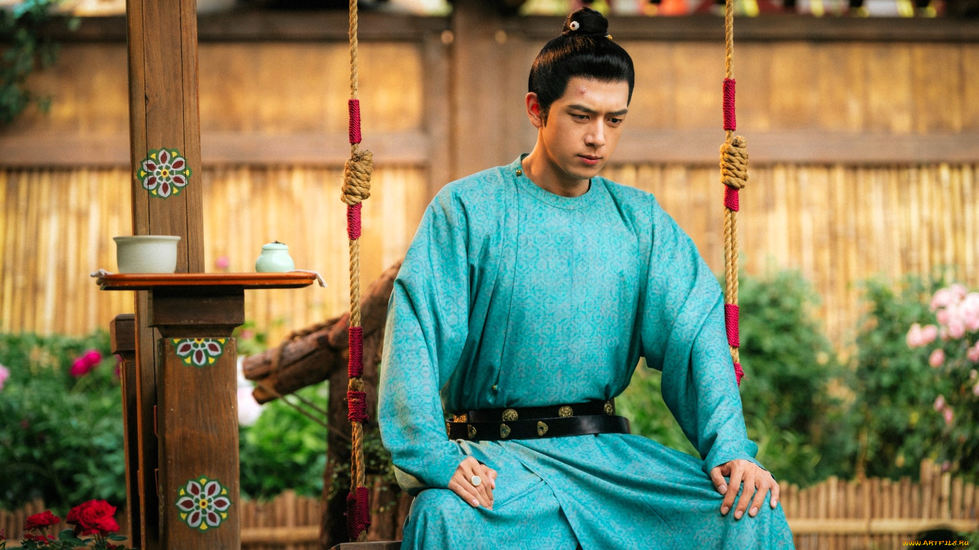 in, the, name, of, blossom, , flourished, peony, 2, кино, фильмы, -unknown, , другое, парень, наряд, качели, стена