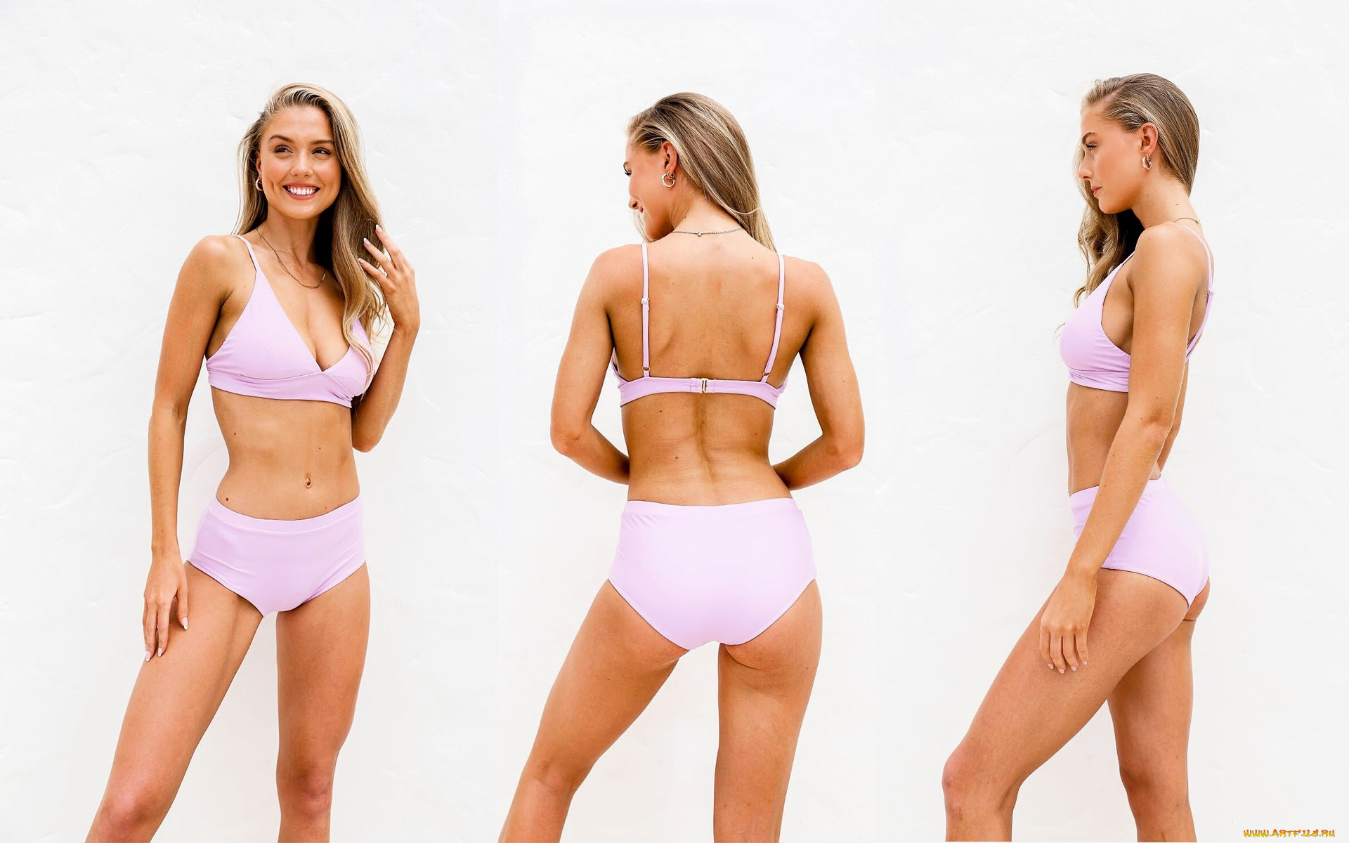 девушки, tara, goddard, блондинка, купальник