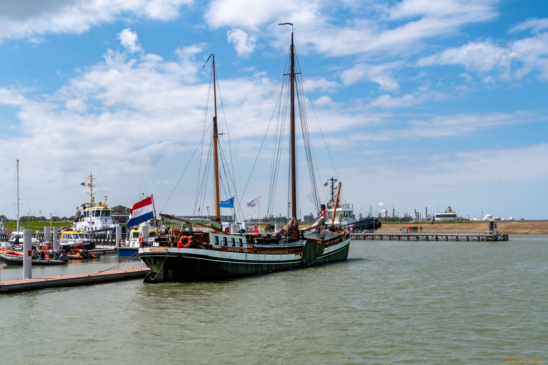 корабли, парусники, парусник