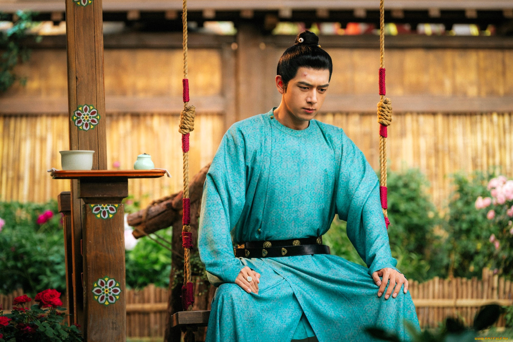 in, the, name, of, blossom, , flourished, peony, 2, кино, фильмы, -unknown, , другое, парень, наряд, качели, стена