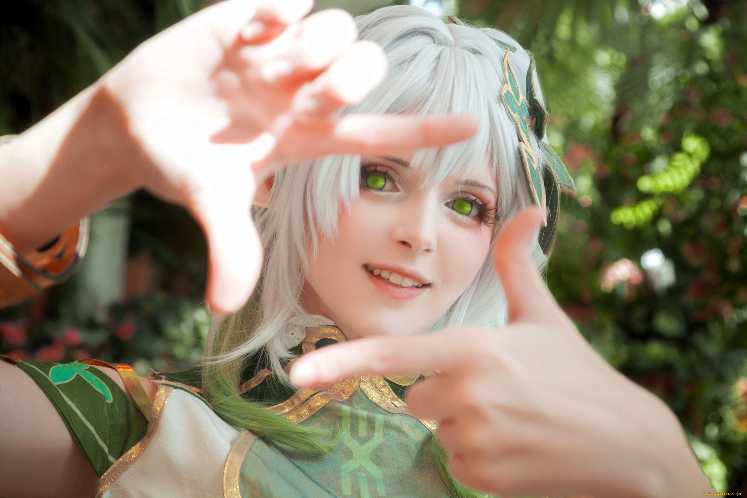 девушки, mari, aisu, образ, косплей, наряд, костюм, жест