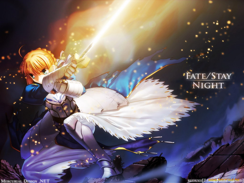 аниме, fate, stay, night