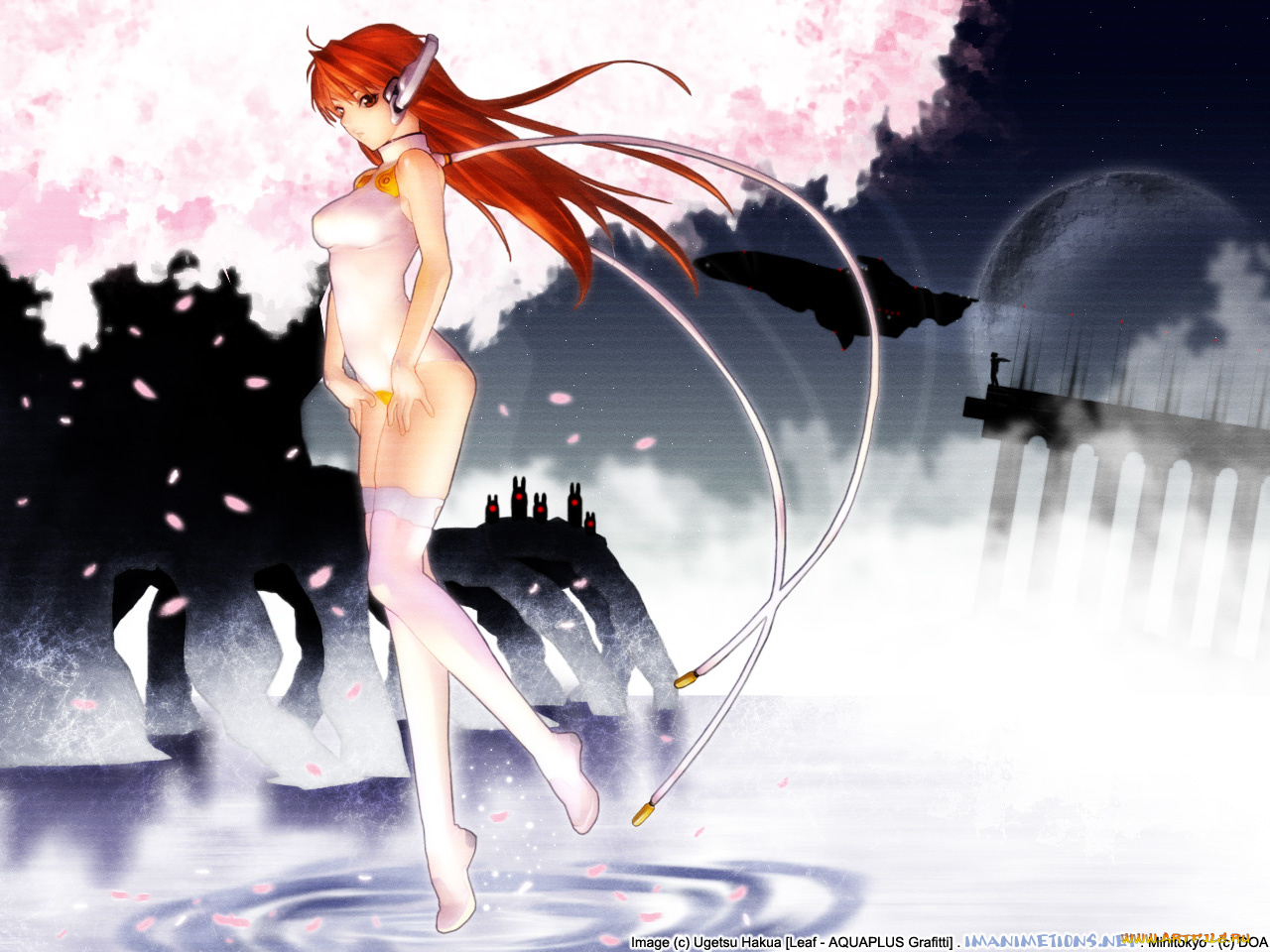 аниме, ugetsu, hakua, artbook