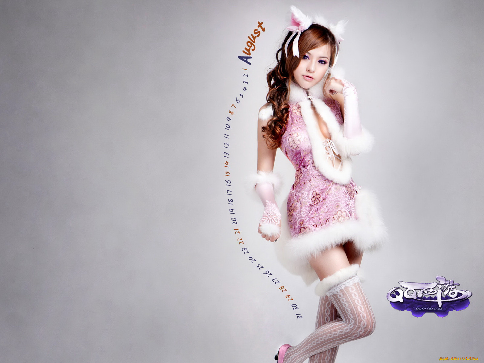 календари, девушки