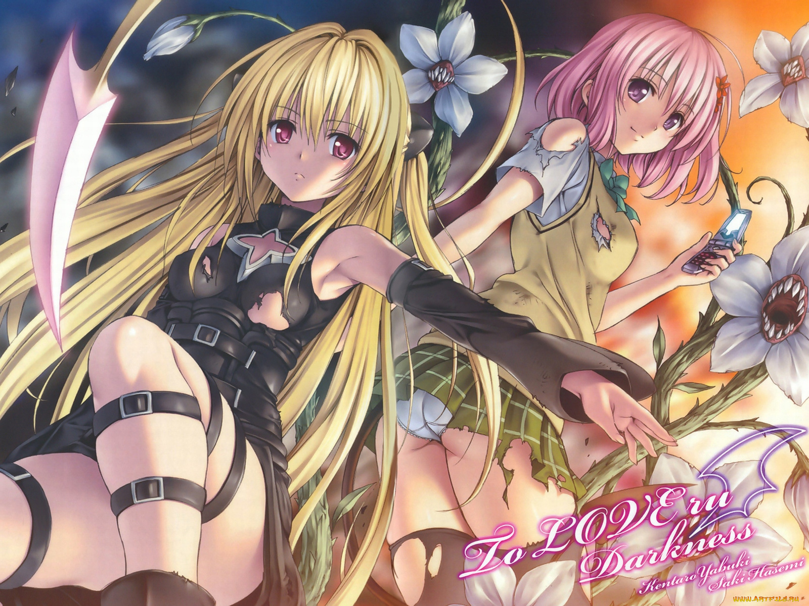 аниме, to, love, ru, девушки