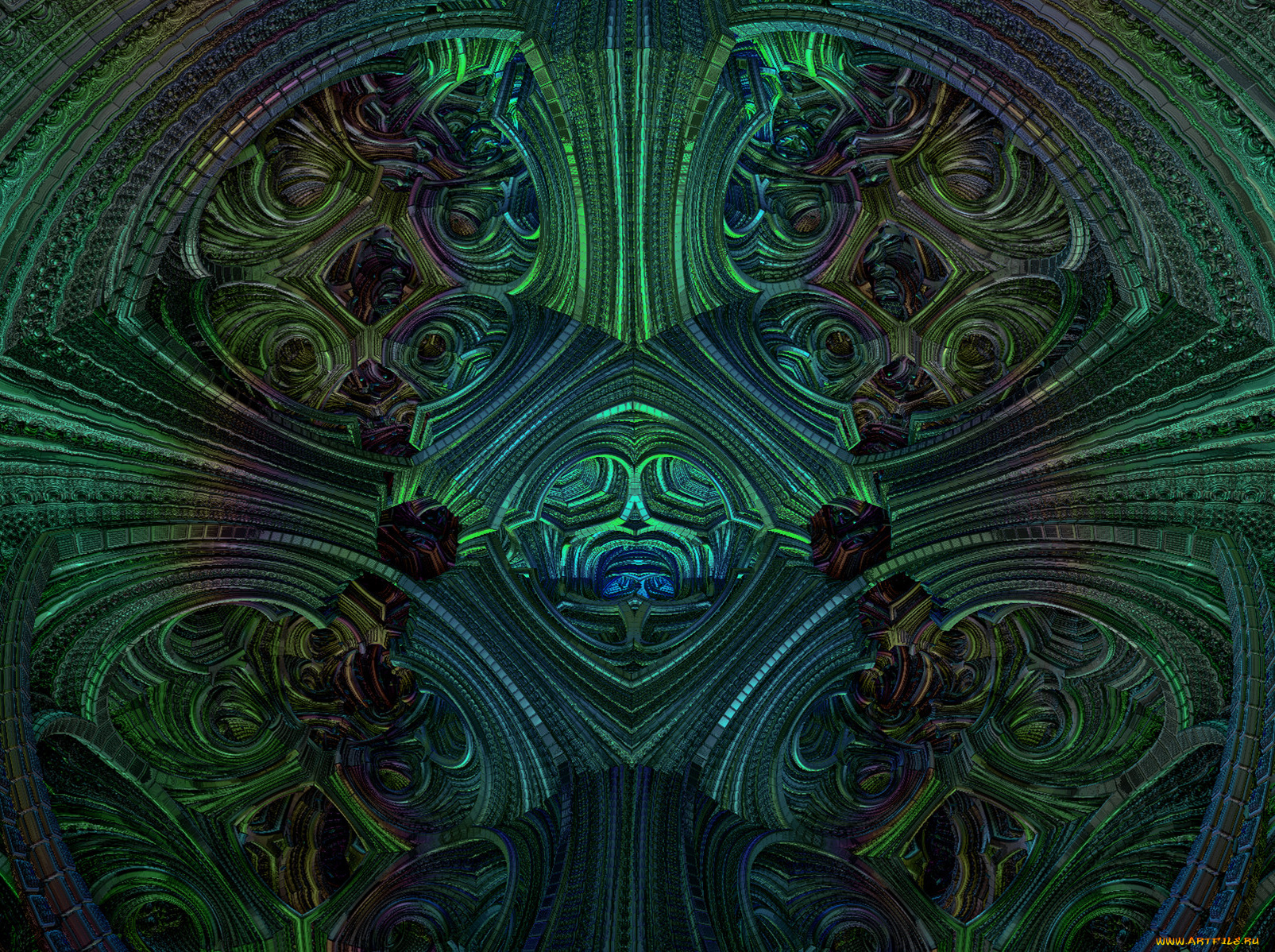 3д, графика, fractal, фракталы, фрактал