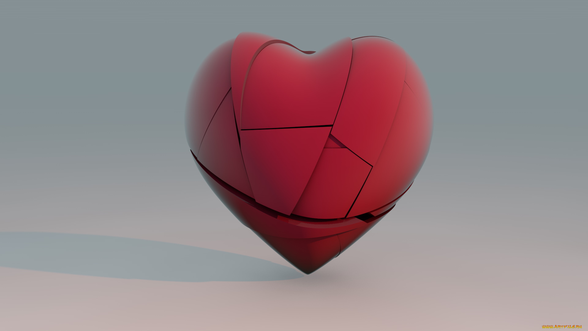 3д, графика, romance, сердечко