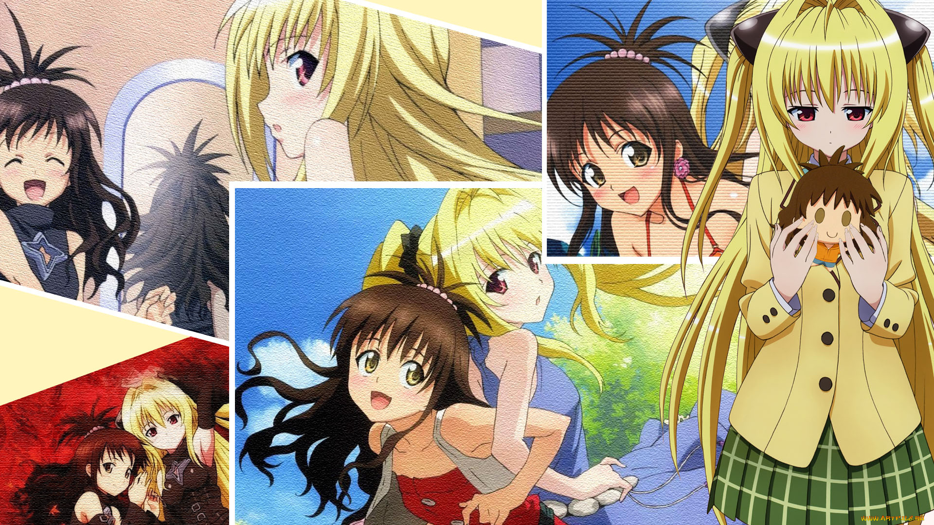 аниме, to, love, ru, девушки