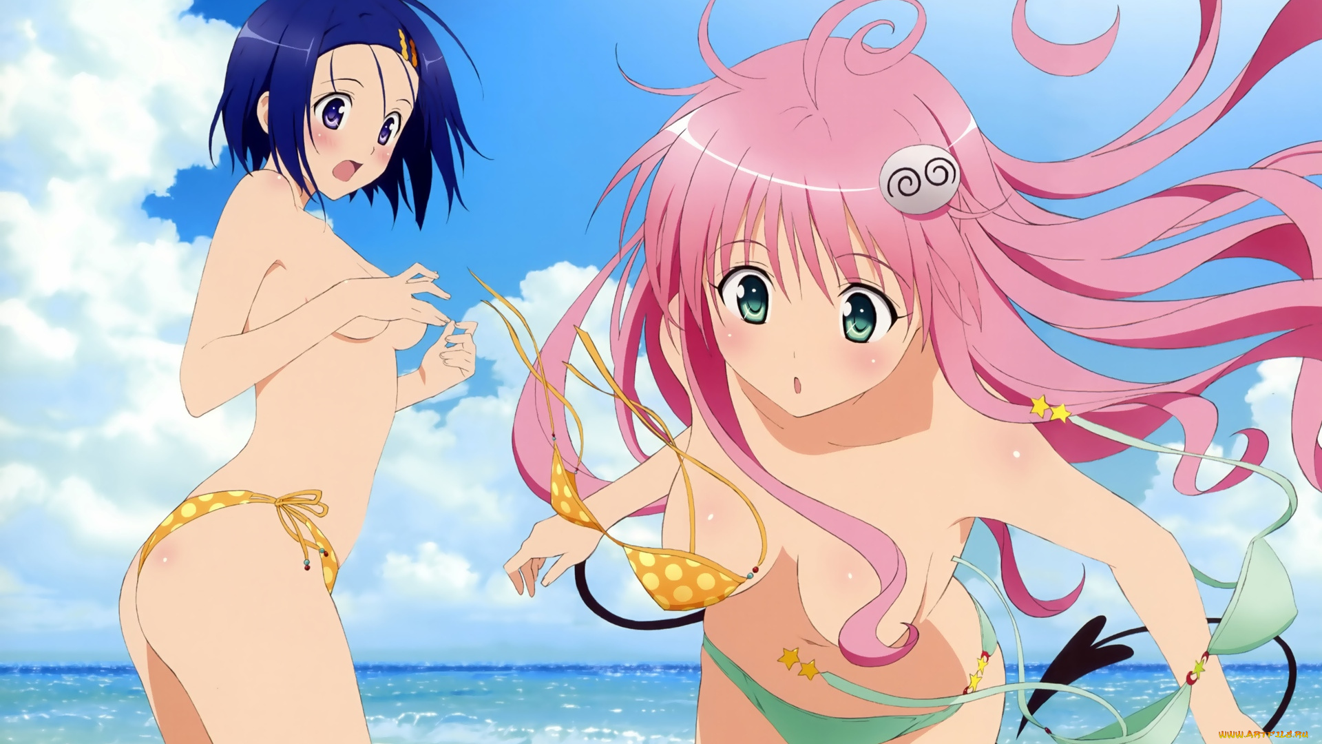 аниме, to, love, ru, девушки