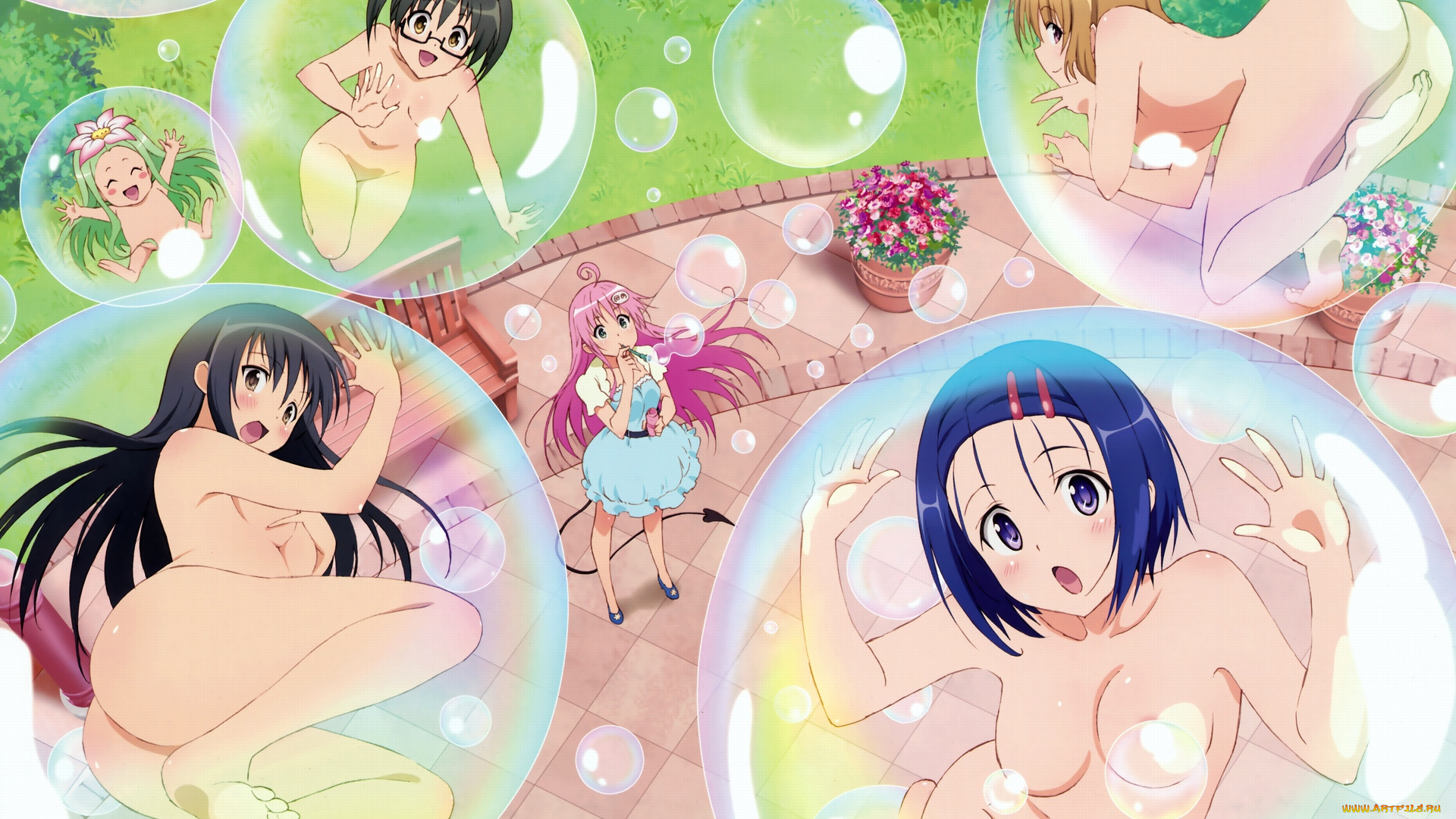 аниме, to, love, ru, девушки