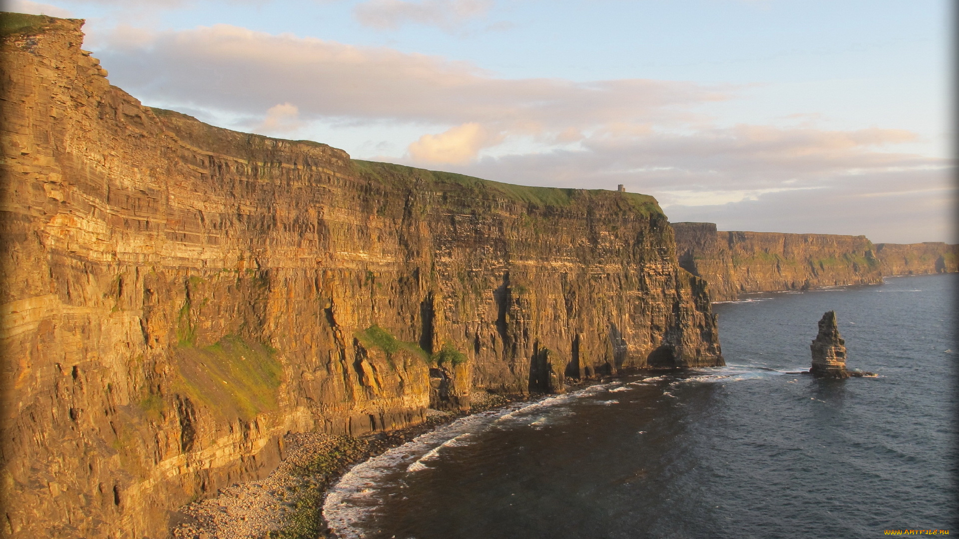 природа, побережье, берег, вода, скала