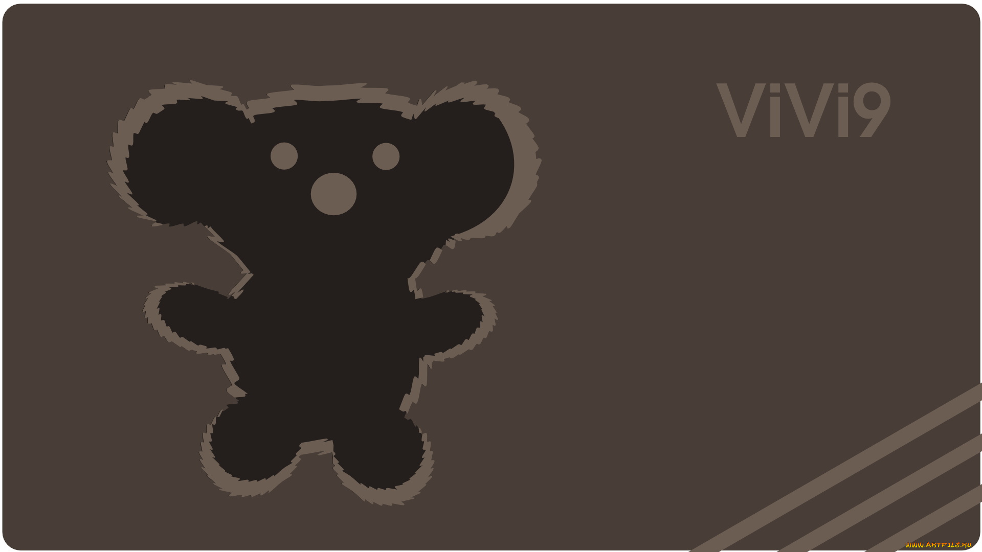 векторная, графика, медведь