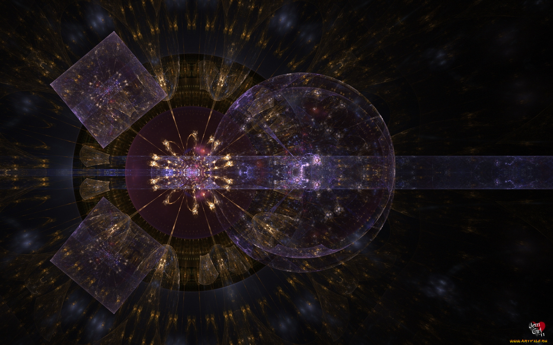 3д, графика, fractal, фракталы, абстракция