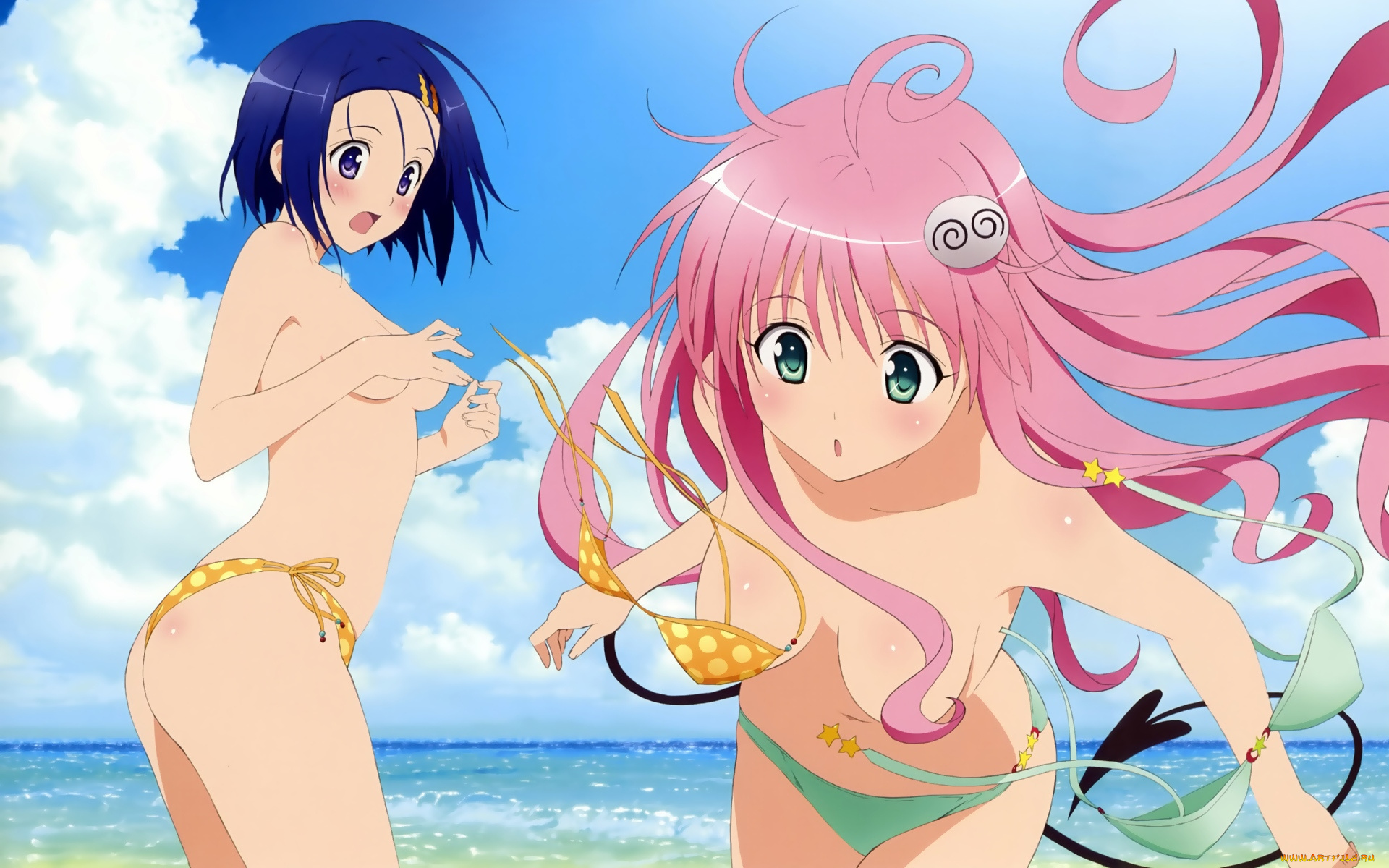 аниме, to, love, ru, девушки