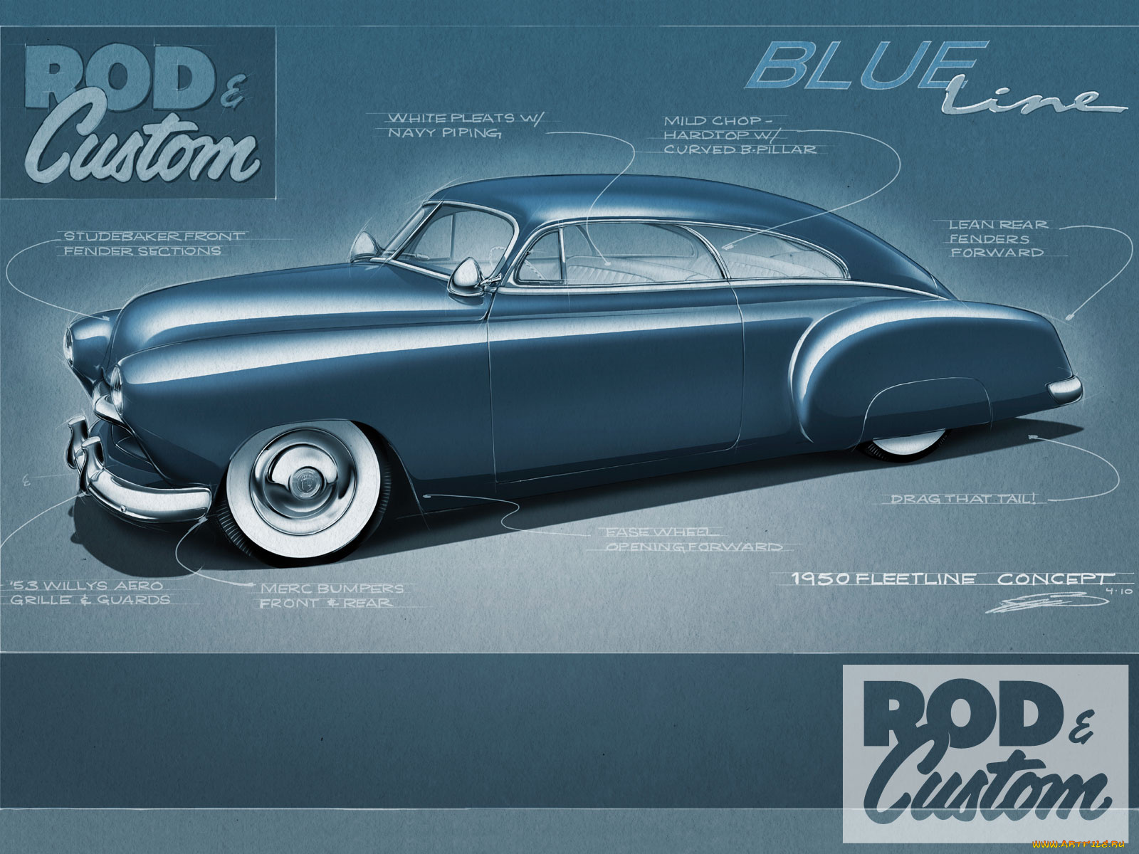 автомобили, рисованные, custom