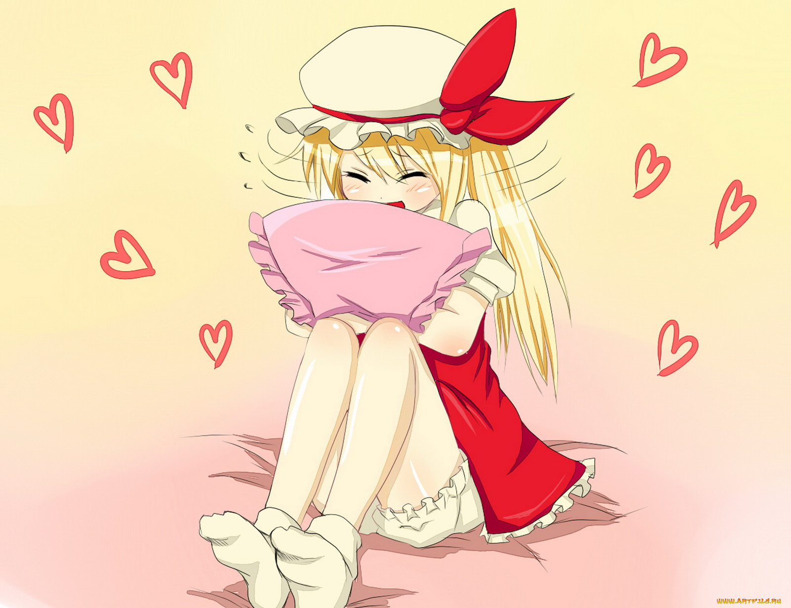 аниме, touhou, фландрия, скарлет