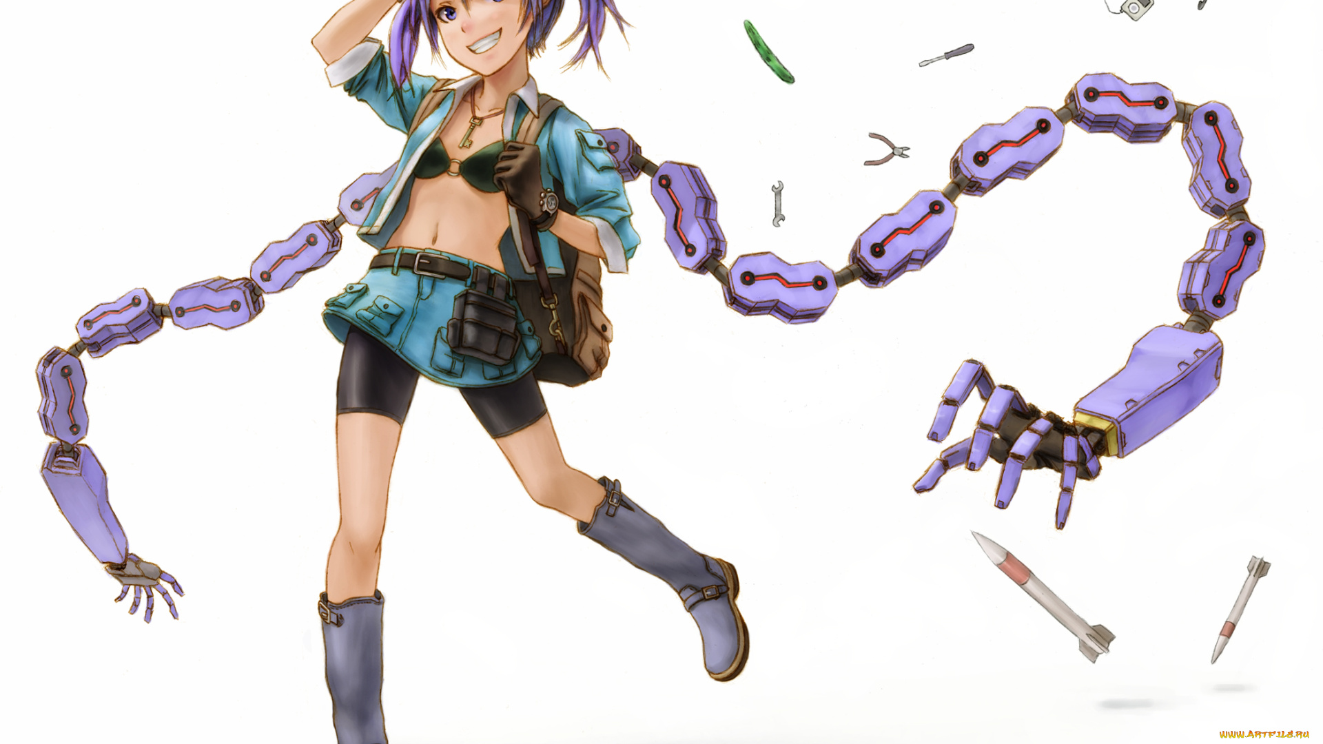 аниме, touhou, нитори, каваширо