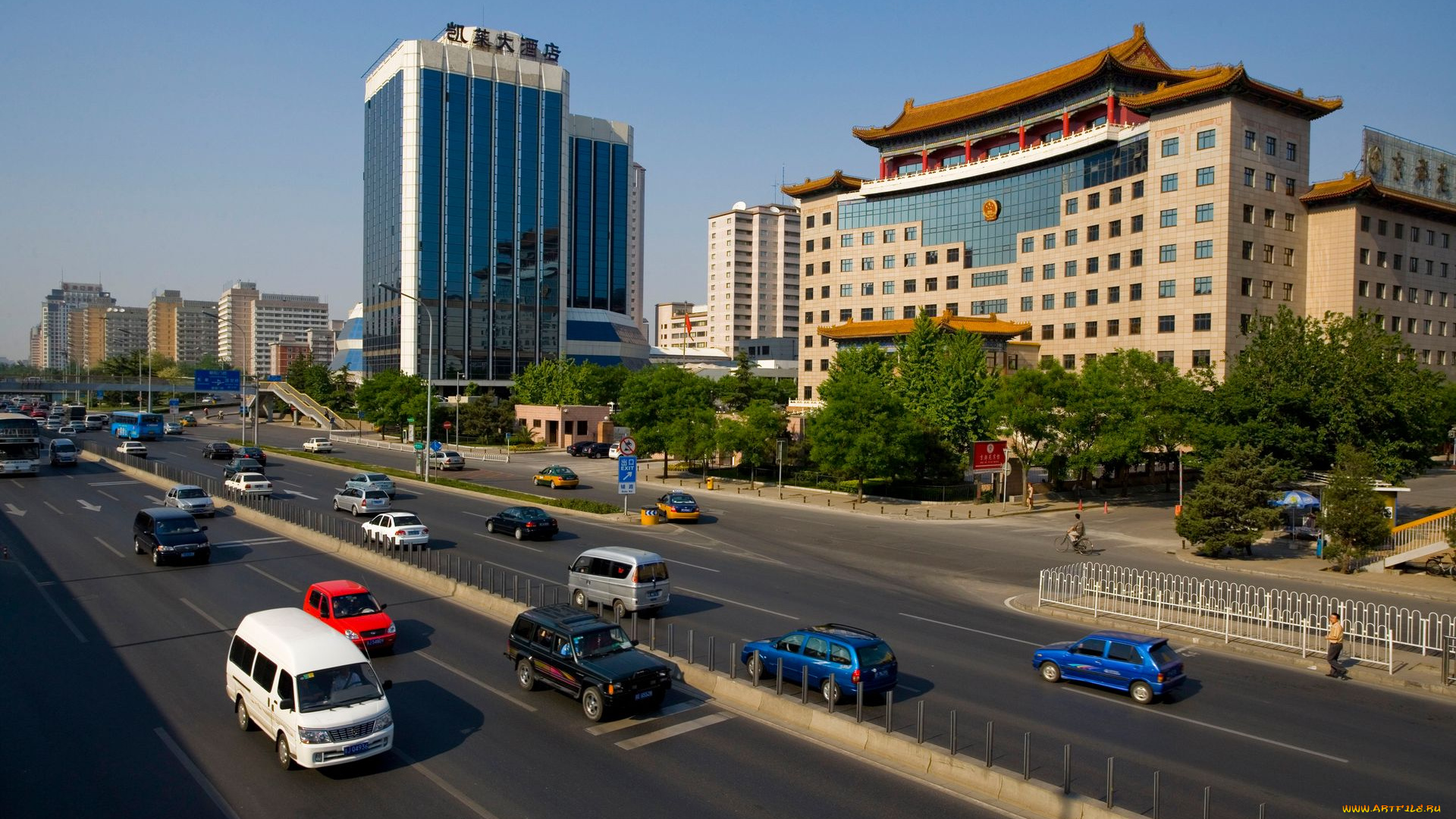 города, пекин, китай