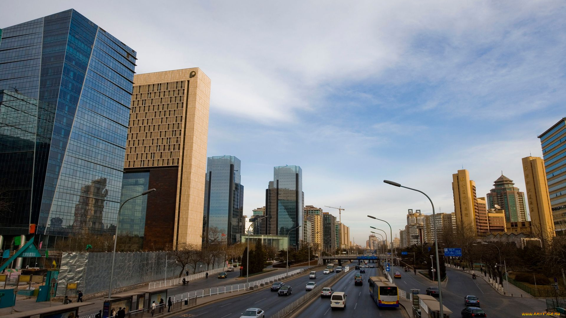 города, пекин, китай