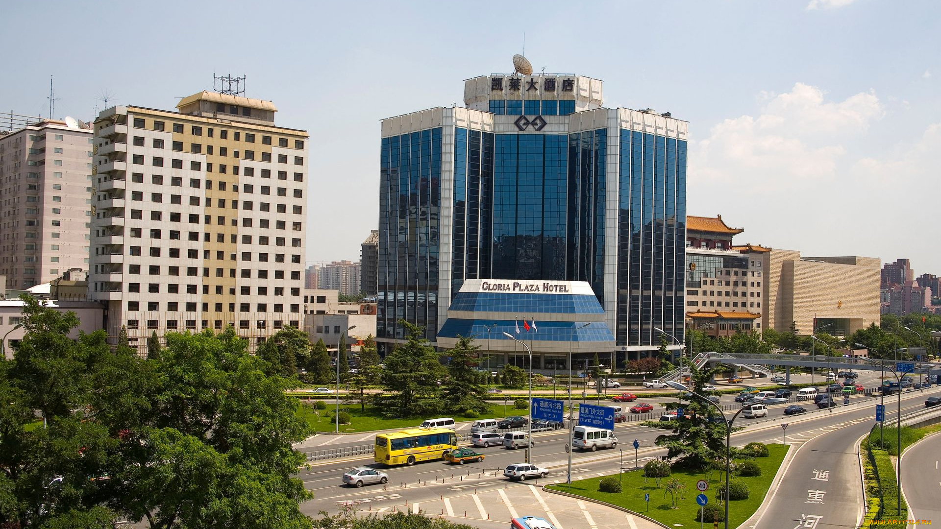 города, пекин, китай