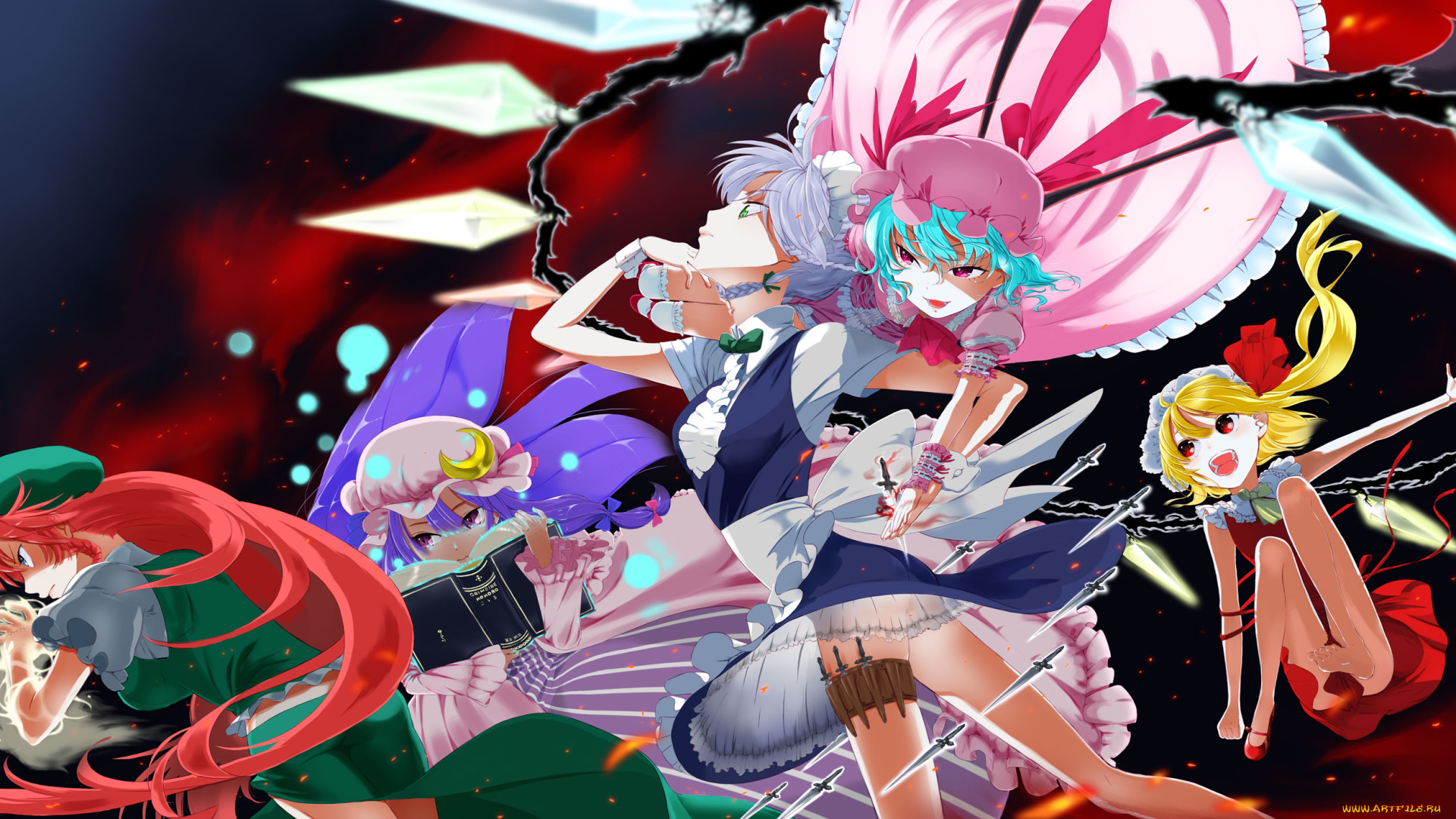 ка, аниме, touhou, персонажи, тохо