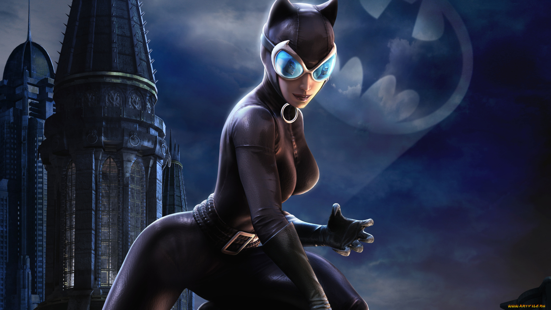 dc, universe, online, видео, игры, catwoman