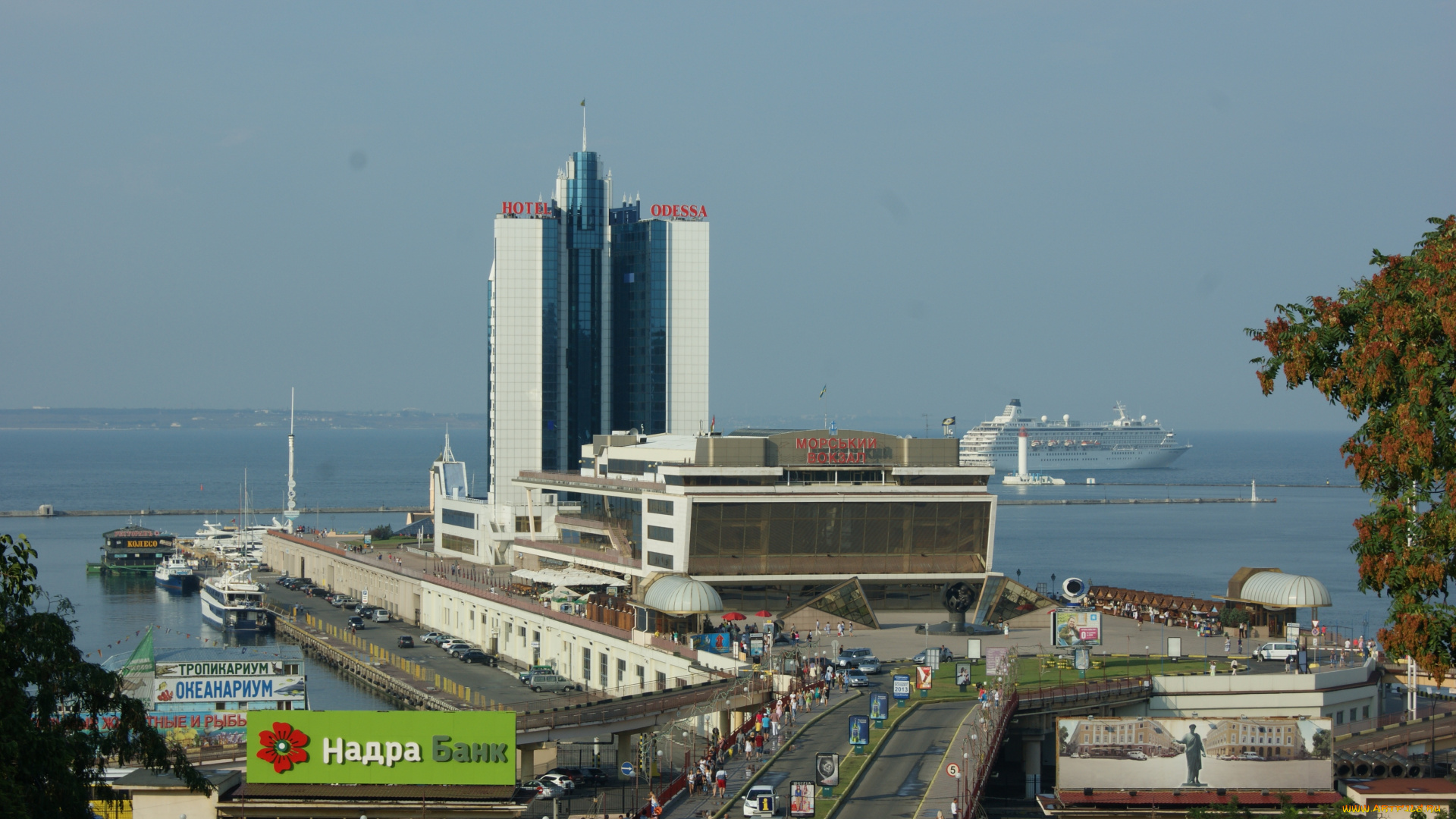 одесса, морской, вокзал, города, улицы, площади, набережные, море, корабли, небо