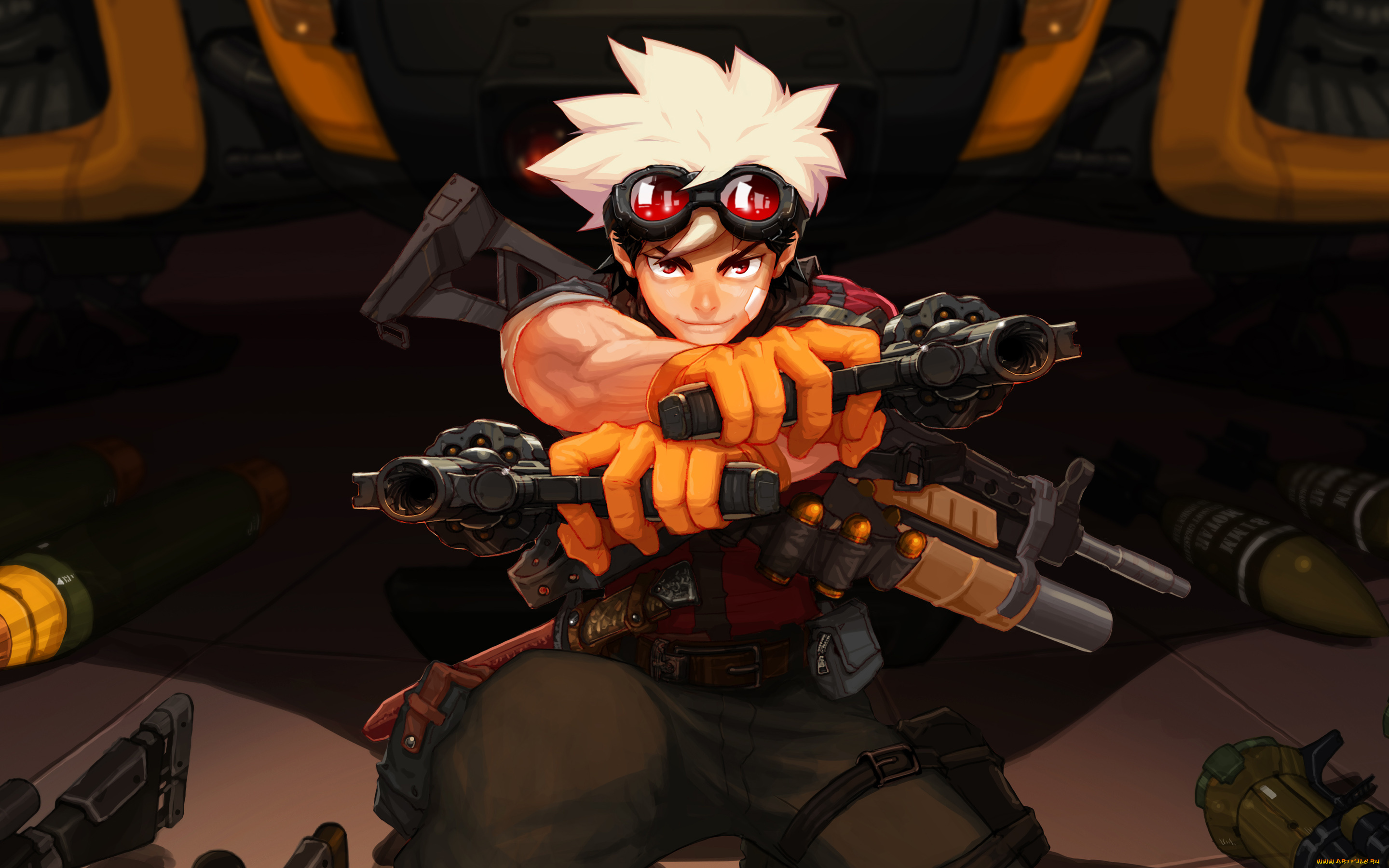 metal, assault, видео, игры, очки, оружие, персонаж