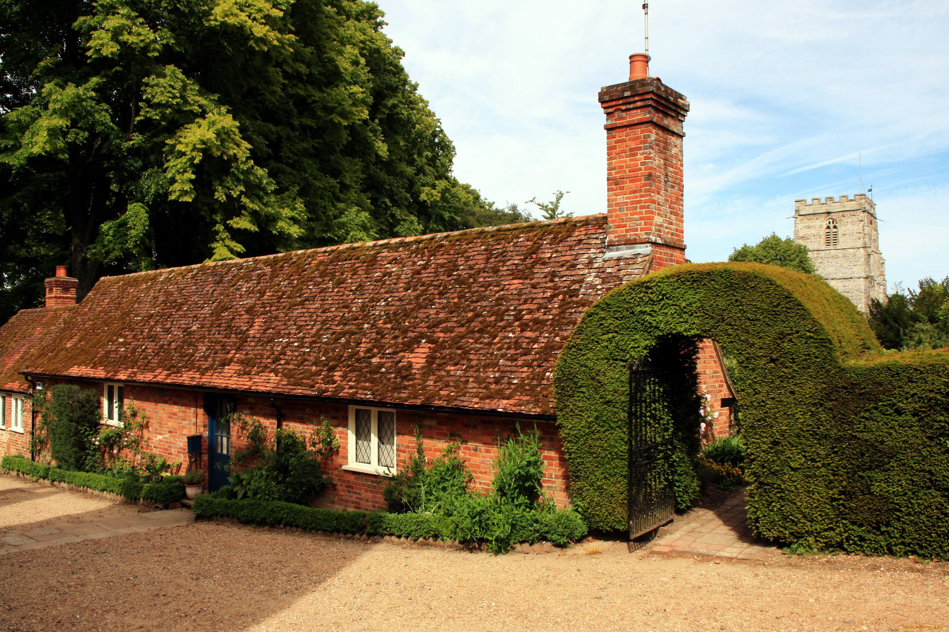 cranborne, англия, города, здания, дома, ландшафт, дом
