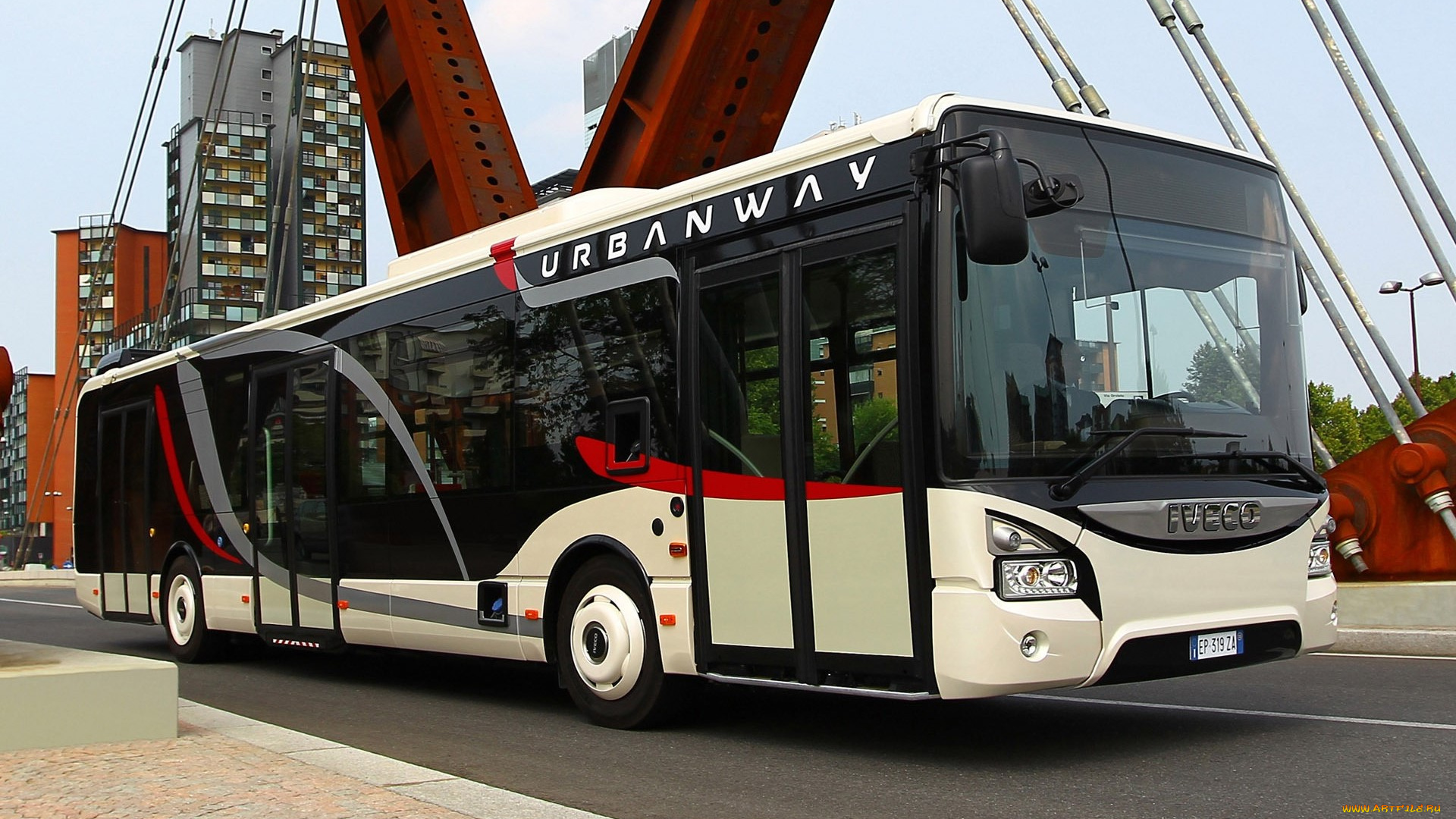 автомобили, автобусы, urbanway, bus, iveco
