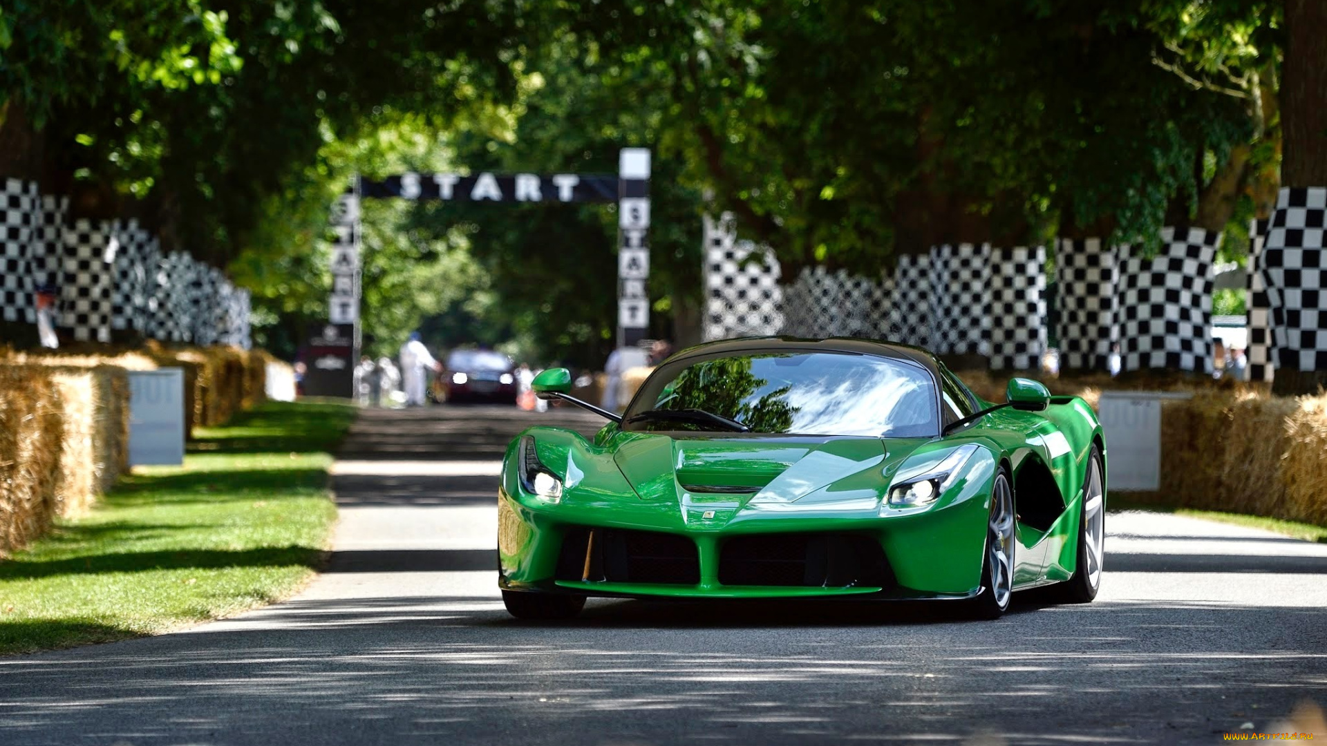 автомобили, ferrari, f70, laferrari, goodwood, festival, of, speed, green, v12