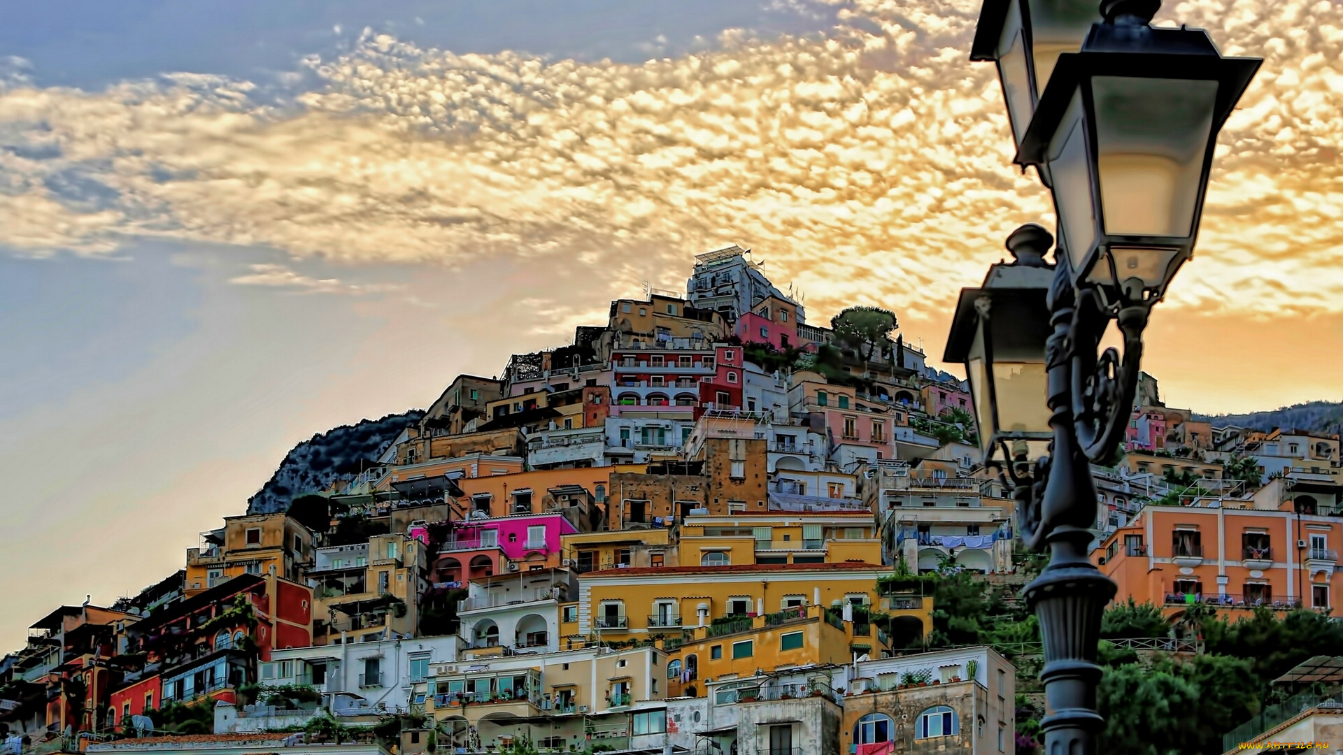 positano, , italy, города, амальфийское, и, лигурийское, побережье, , италия, фонарь, амальфийское, побережье, позитано, amalfi, coast, здания, italy