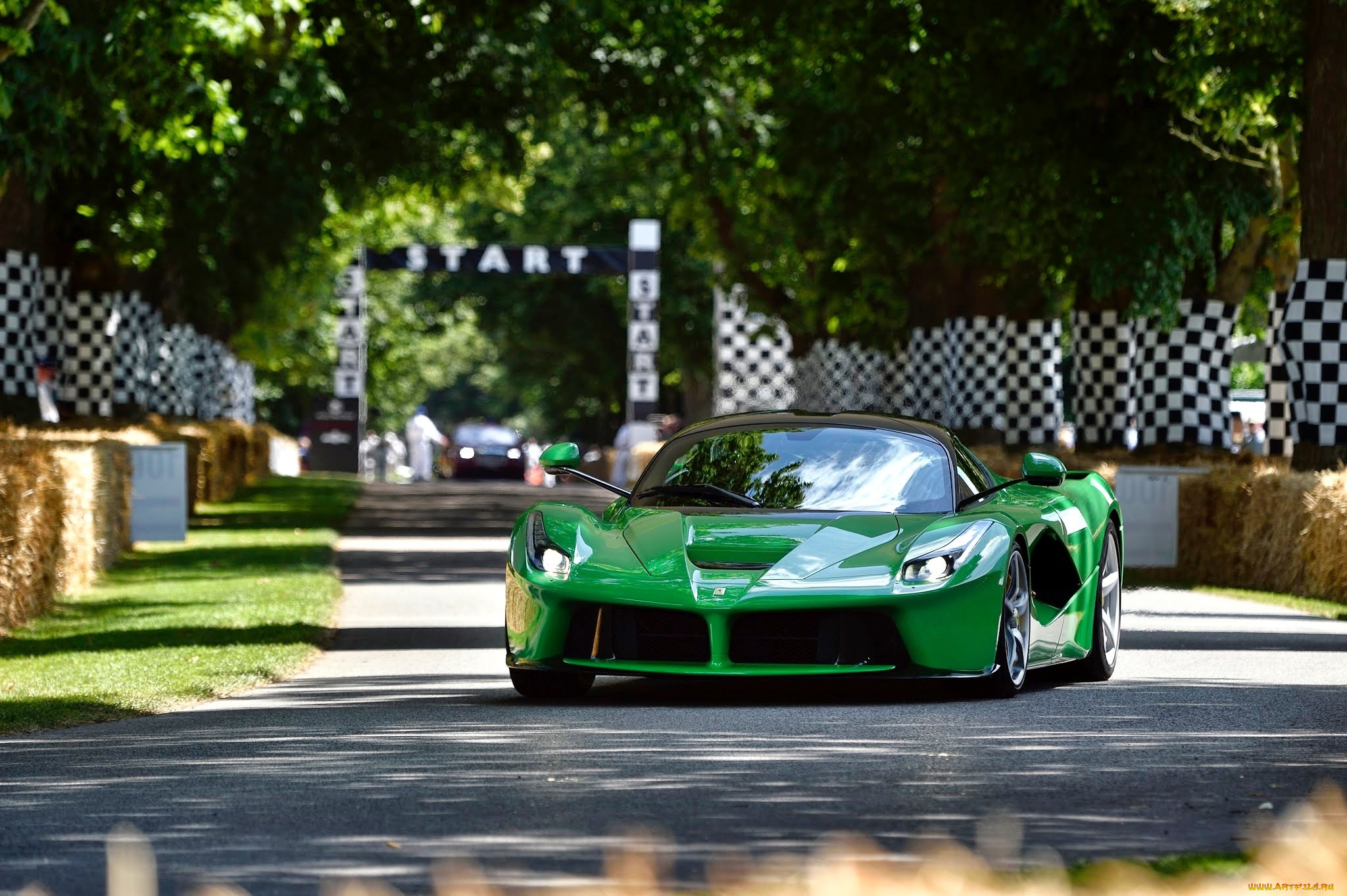 автомобили, ferrari, f70, laferrari, goodwood, festival, of, speed, green, v12