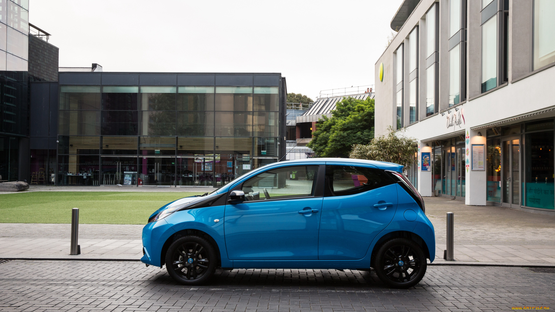 автомобили, toyota, голубой, 2014г, aygo, x-cite, 5-door, uk-spec