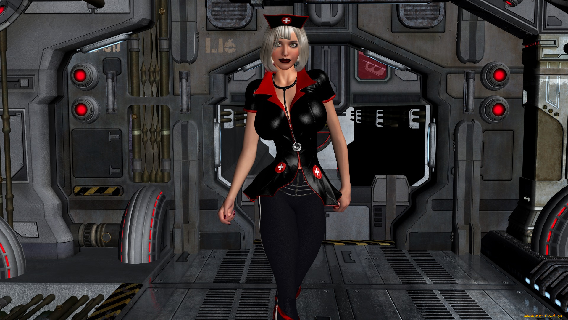 видео, игры, dark, heresy, взгляд, девушка, фон