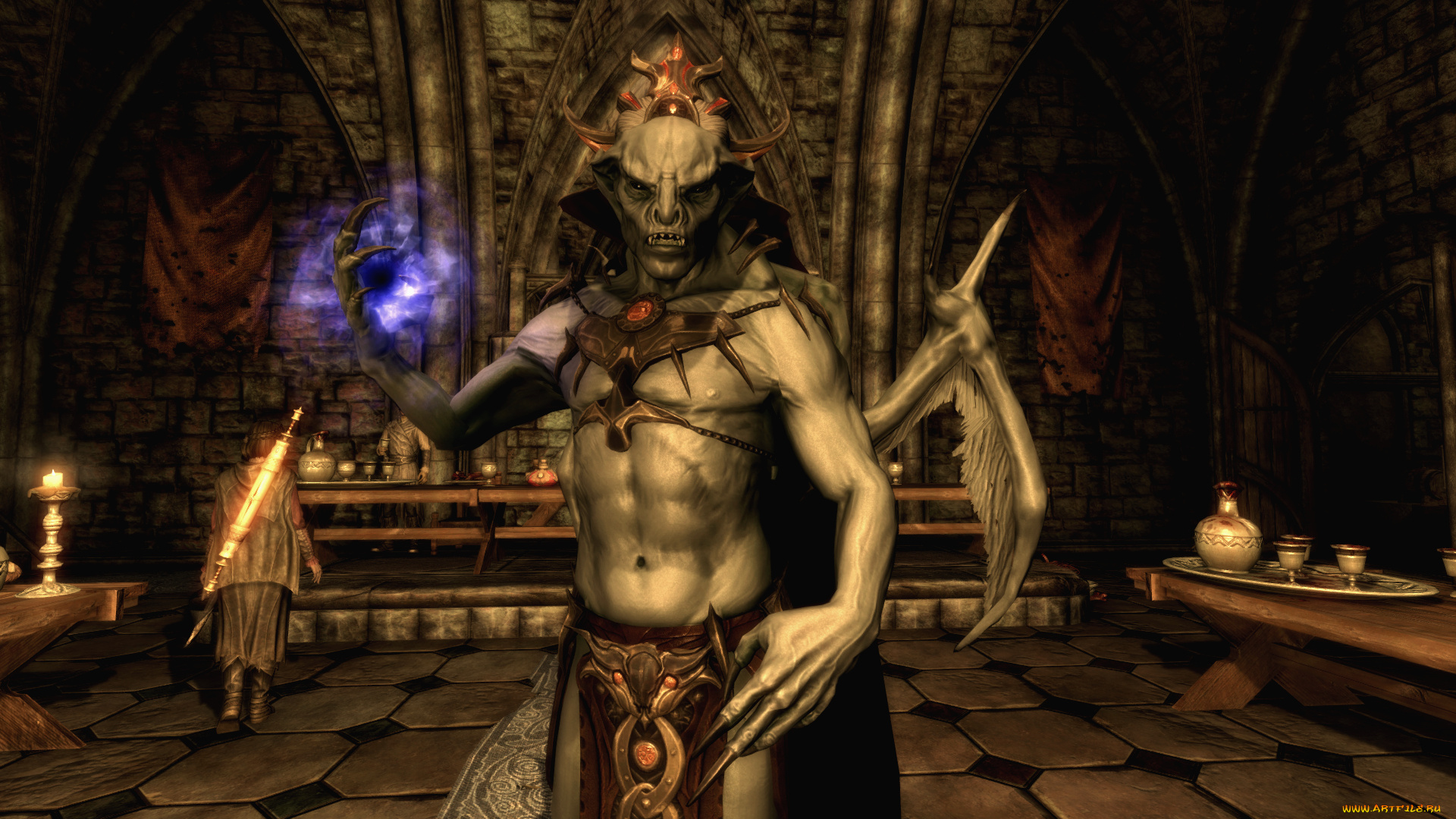 видео, игры, the, elder, scrolls, v, , skyrim, персонаж