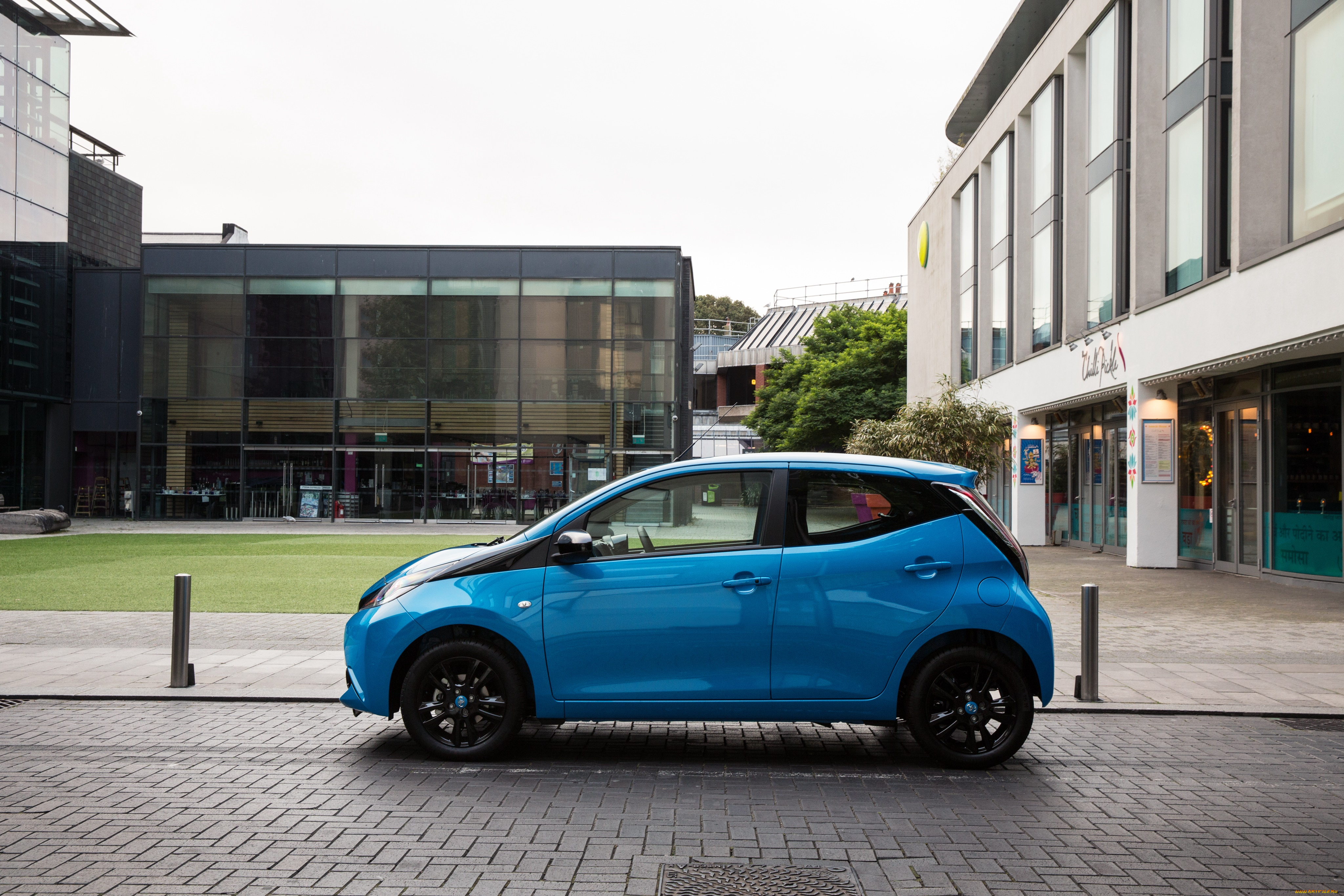 автомобили, toyota, голубой, 2014г, aygo, x-cite, 5-door, uk-spec