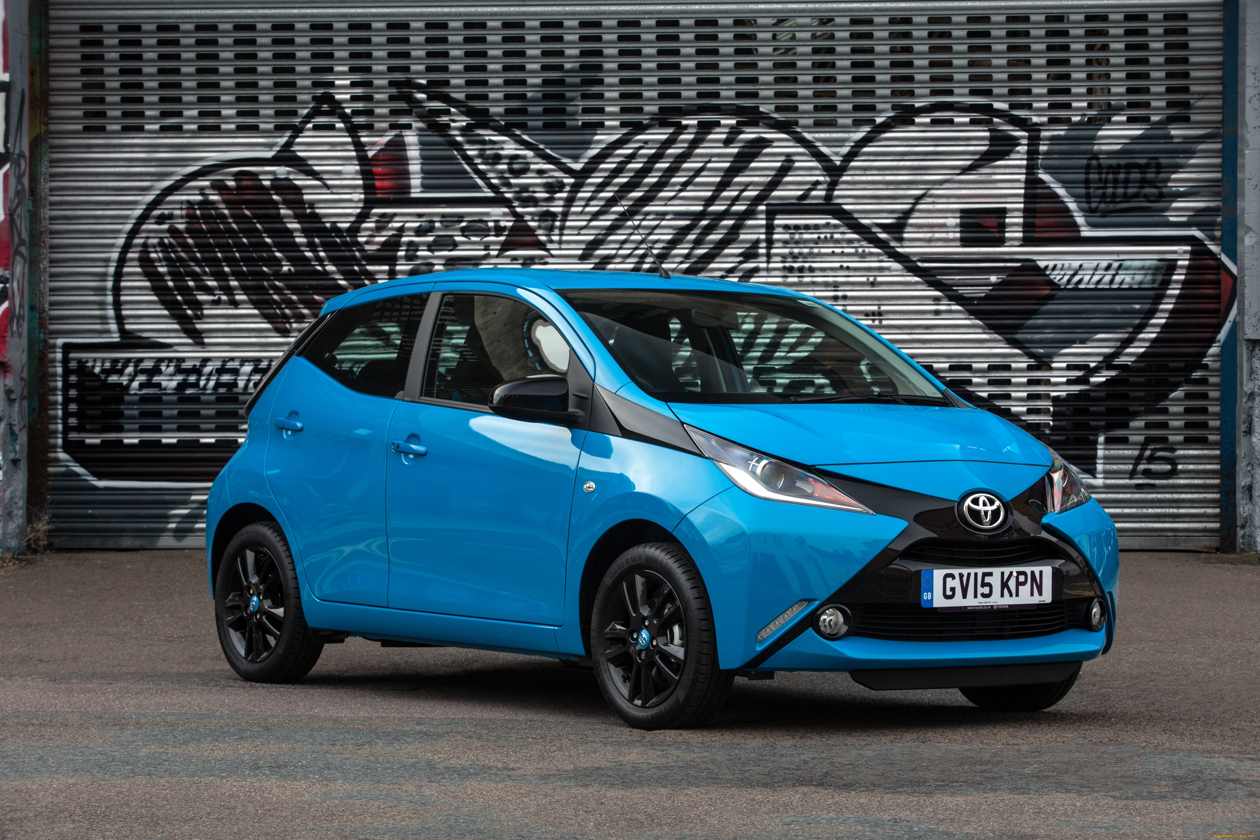 автомобили, toyota, x-cite, 2014г, uk-spec, 5-door, aygo, голубой
