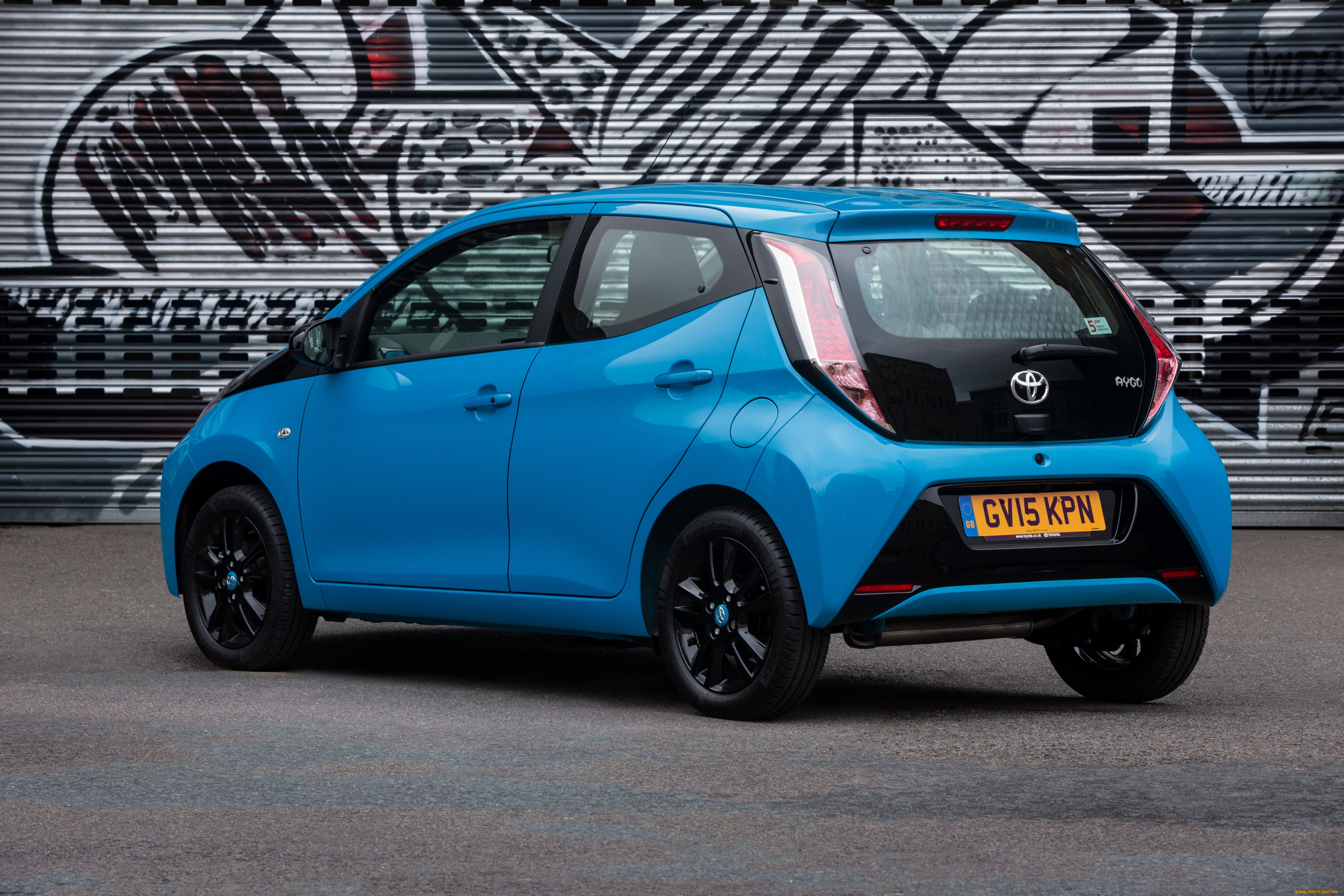 автомобили, toyota, x-cite, голубой, 2014г, aygo, uk-spec, 5-door