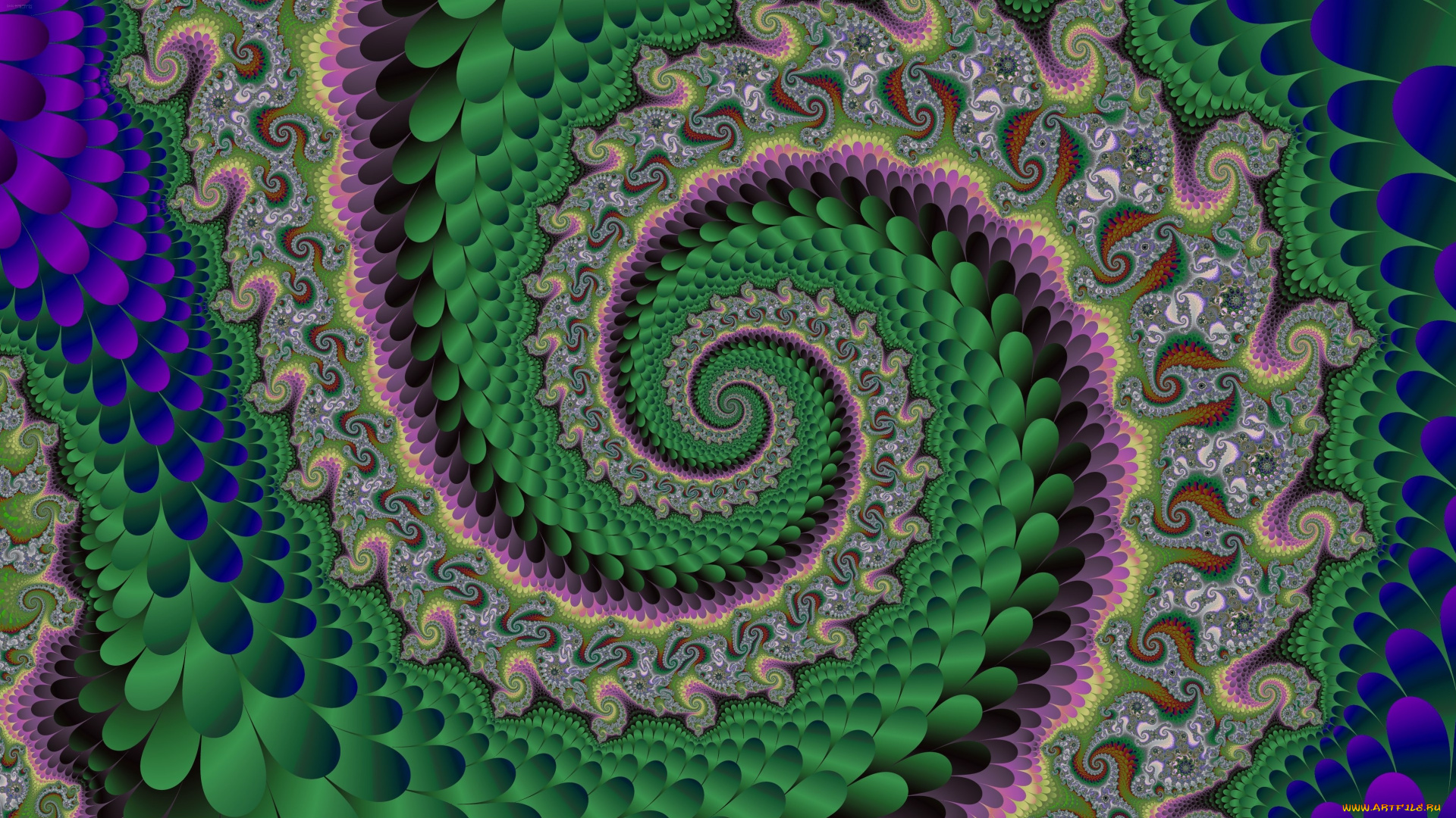 3д, графика, фракталы, , fractal, фон, узор, цвета