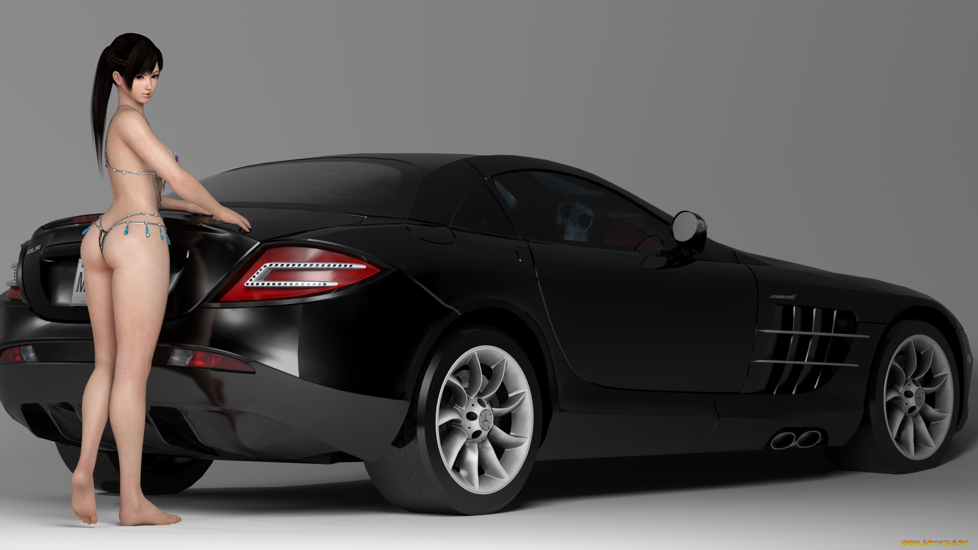 3д, графика, люди, , people, взгляд, автомобиль, девушка, фон