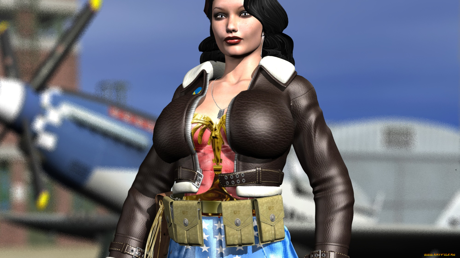 3д, графика, люди, , people, взгляд, фон, девушка