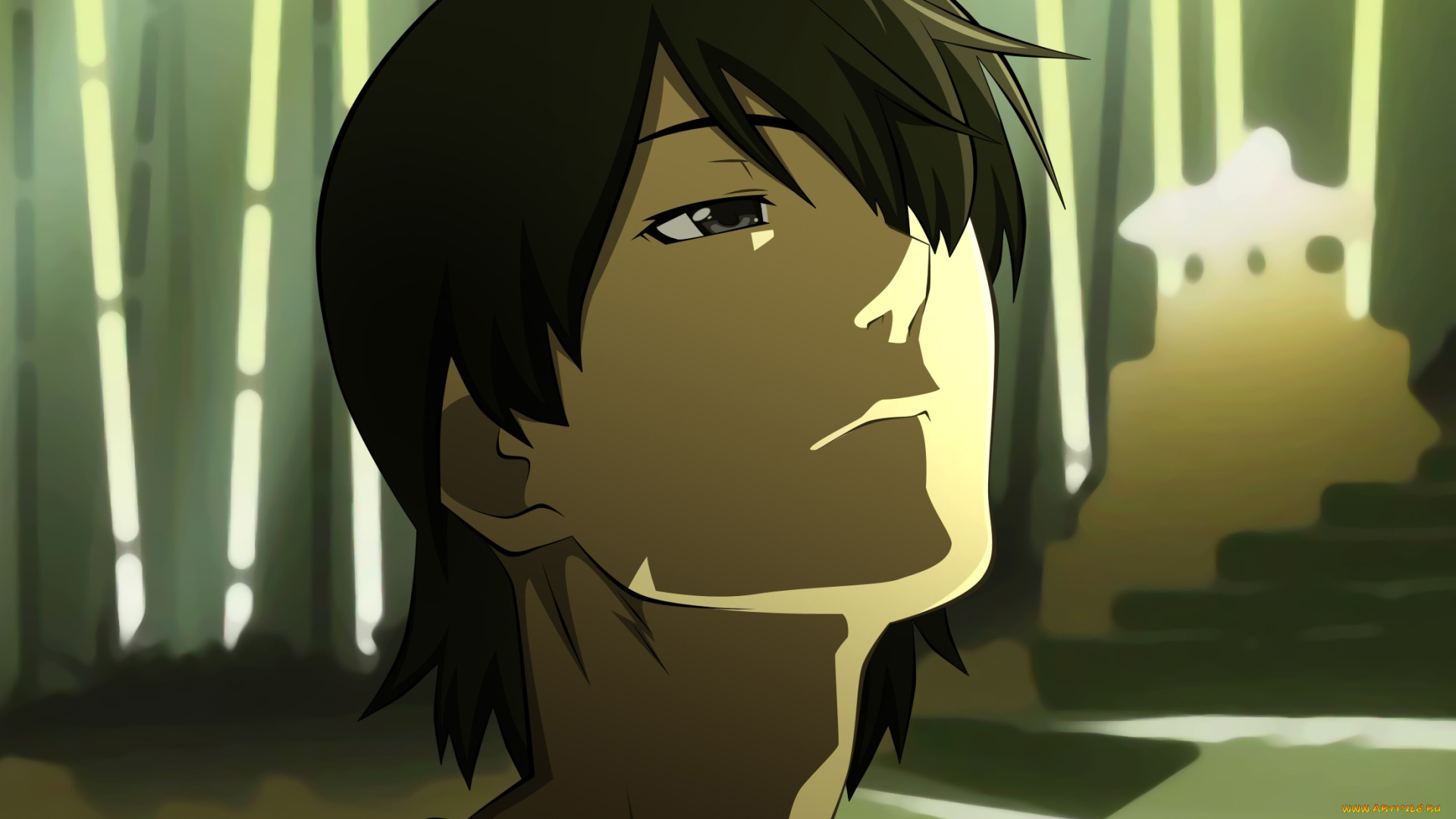 аниме, bakemonogatari, парень