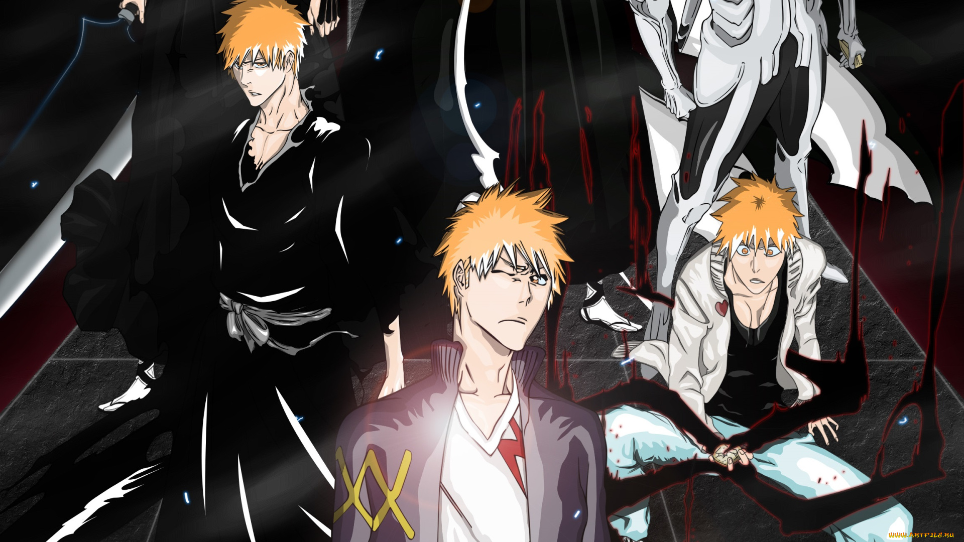 аниме, bleach, ичиго