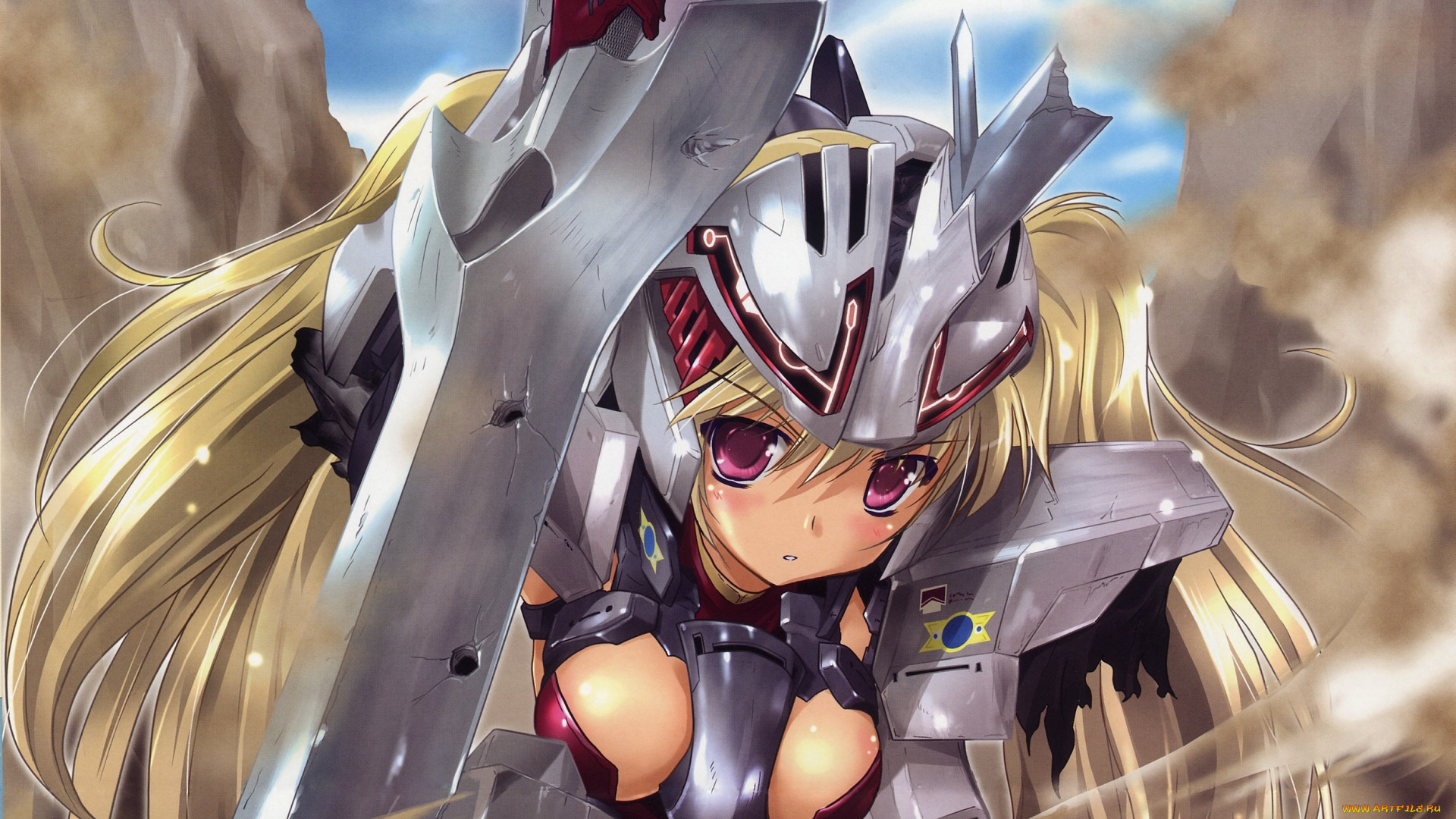 аниме, broken, blade, девушка