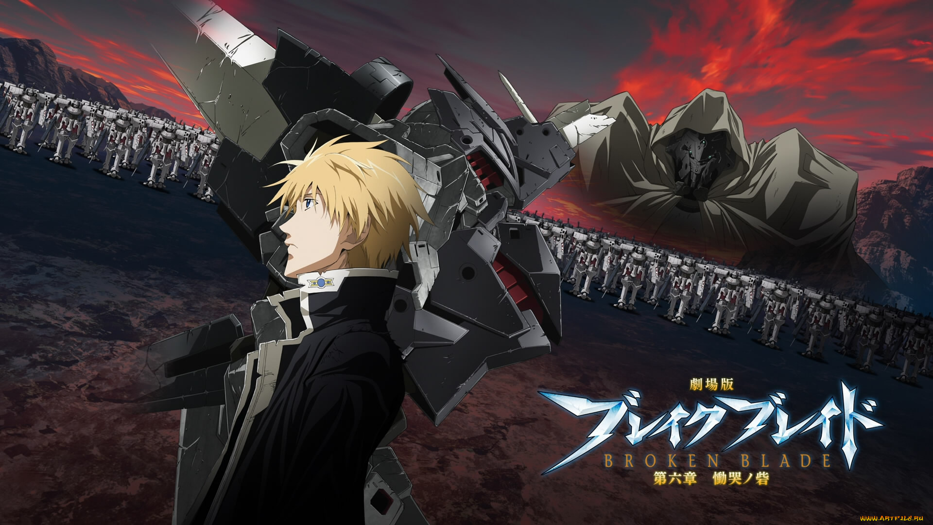 аниме, broken, blade, парень, робот