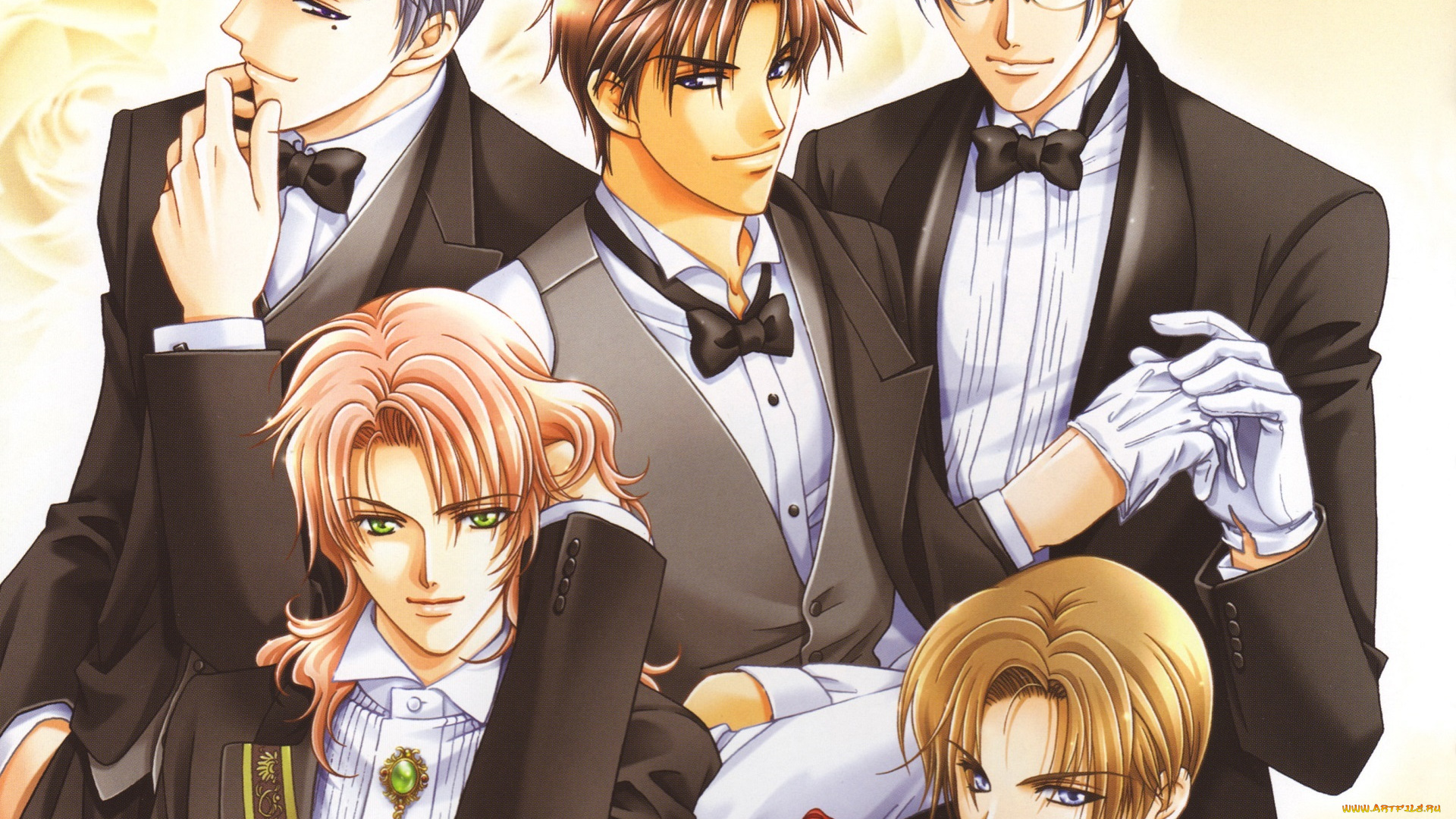 аниме, gakuen, heaven, сёнен-ай, райская, школа, парни