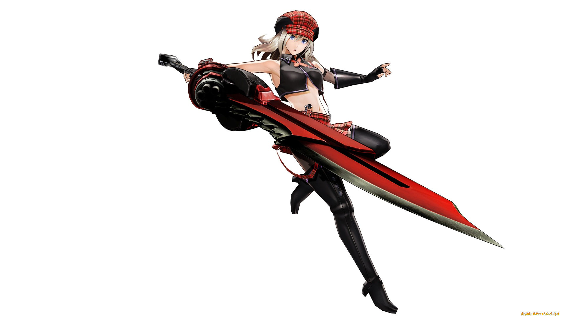 аниме, god, eater, меч, девушка